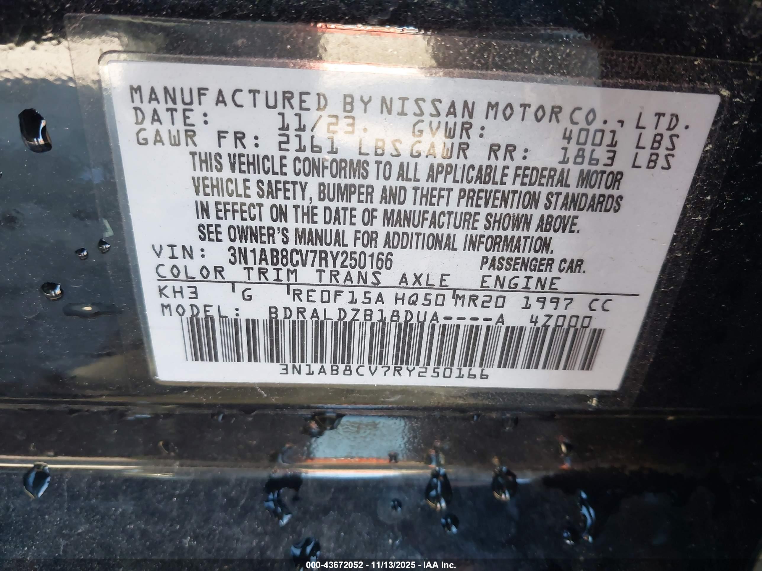 NISSAN SENTRA image 9