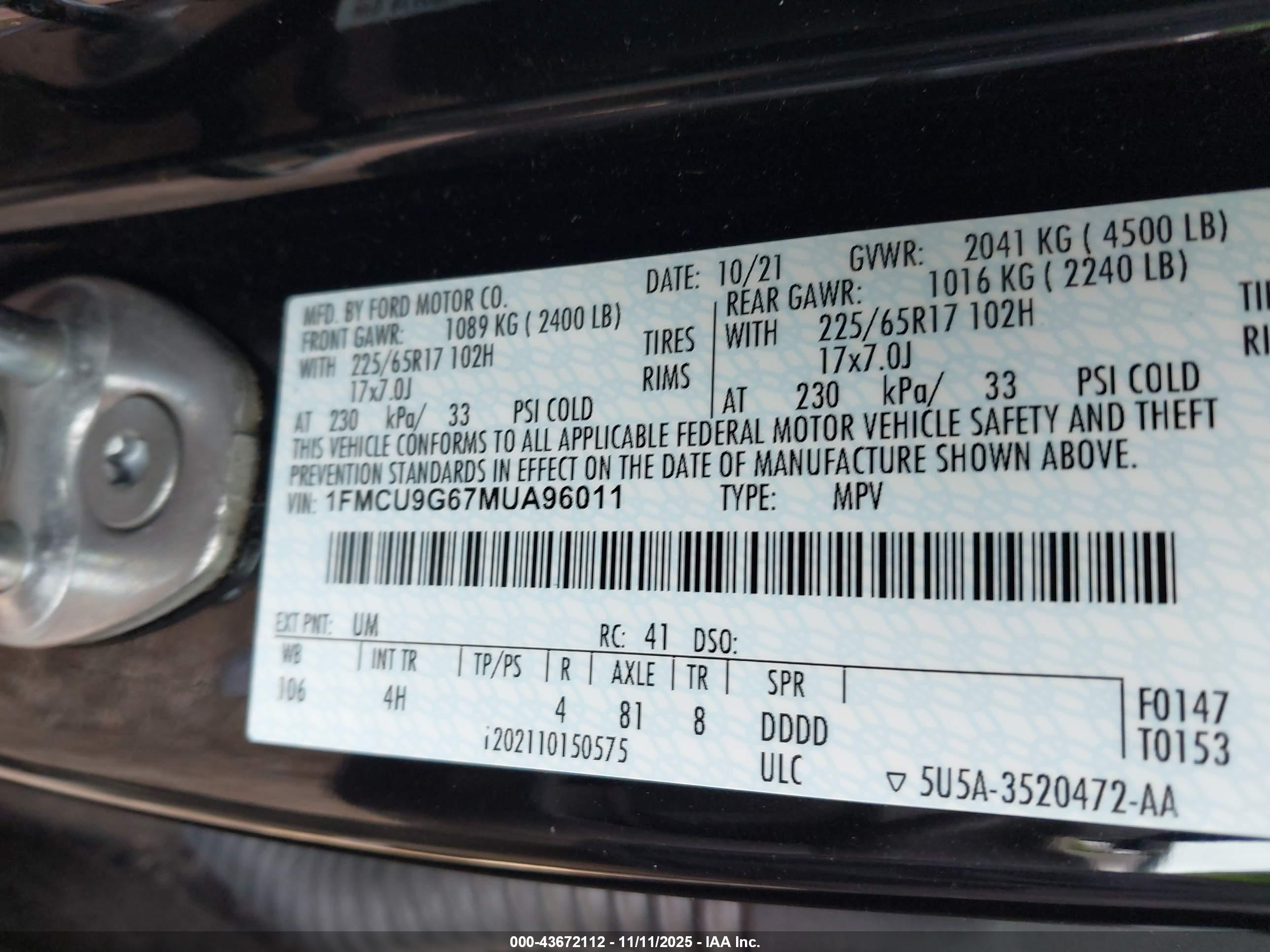 FORD ESCAPE image 9