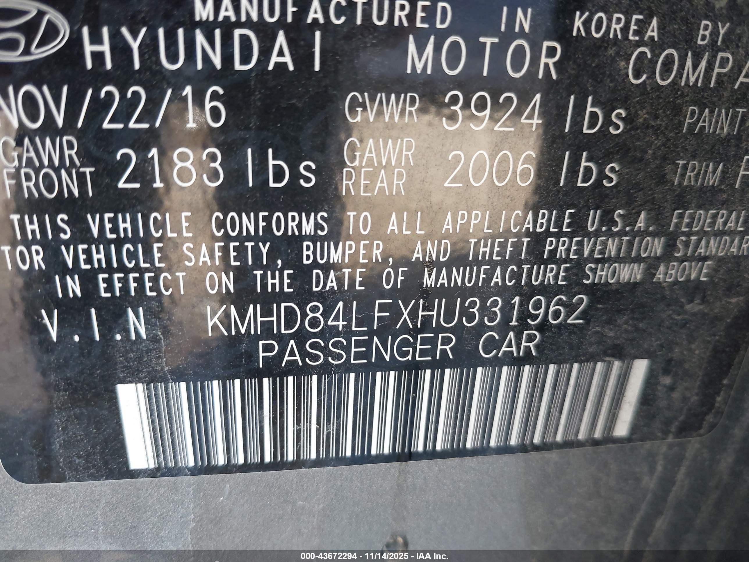HYUNDAI ELANTRA image 9