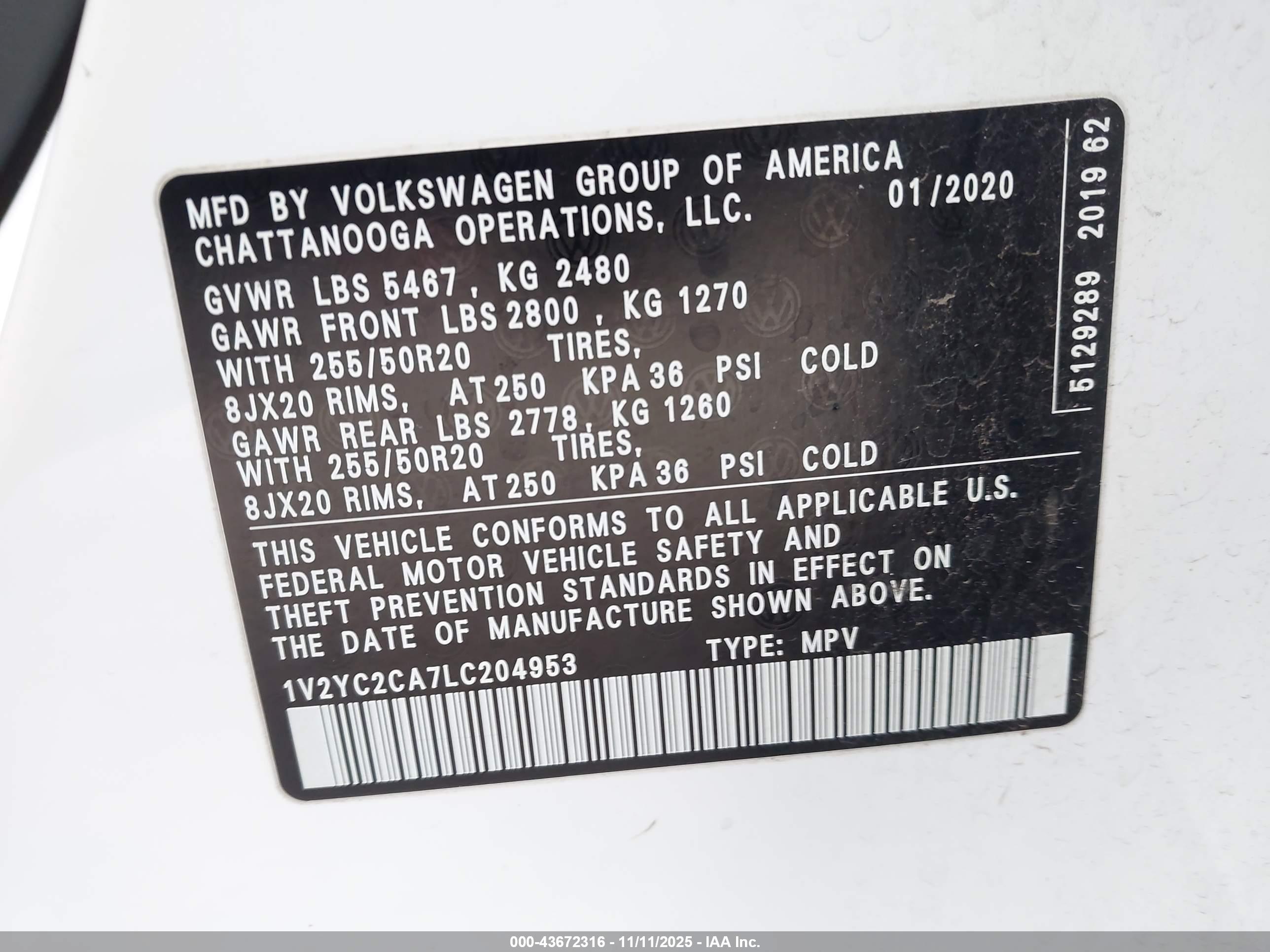 VOLKSWAGEN ATLAS image 9