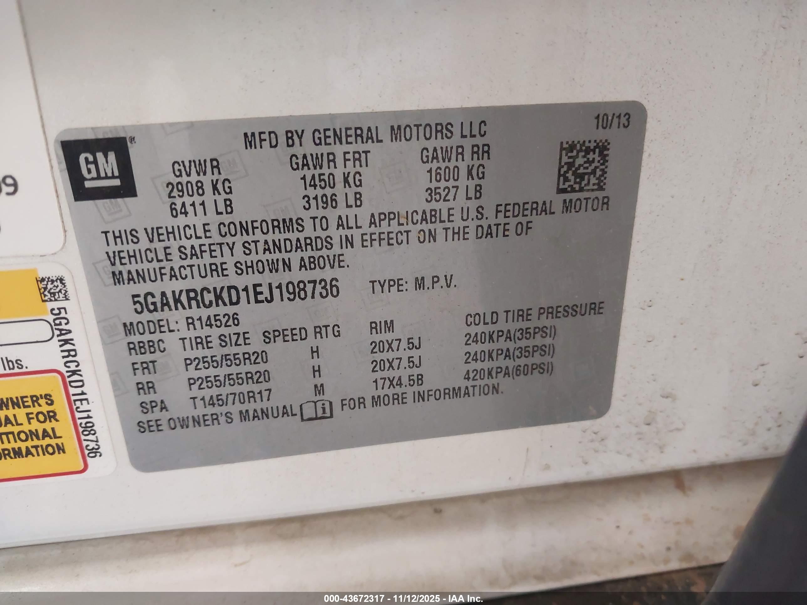 BUICK ENCLAVE image 9