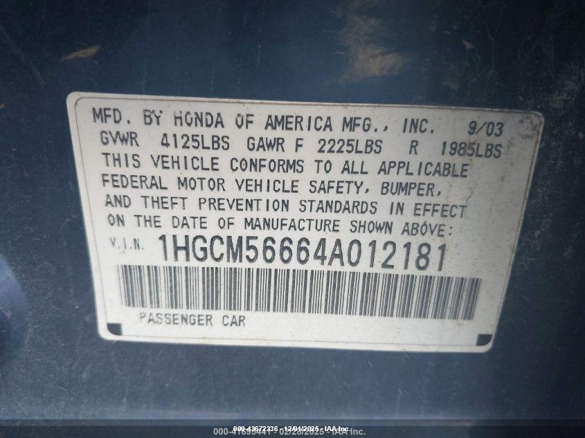 HONDA ACCORD image 9