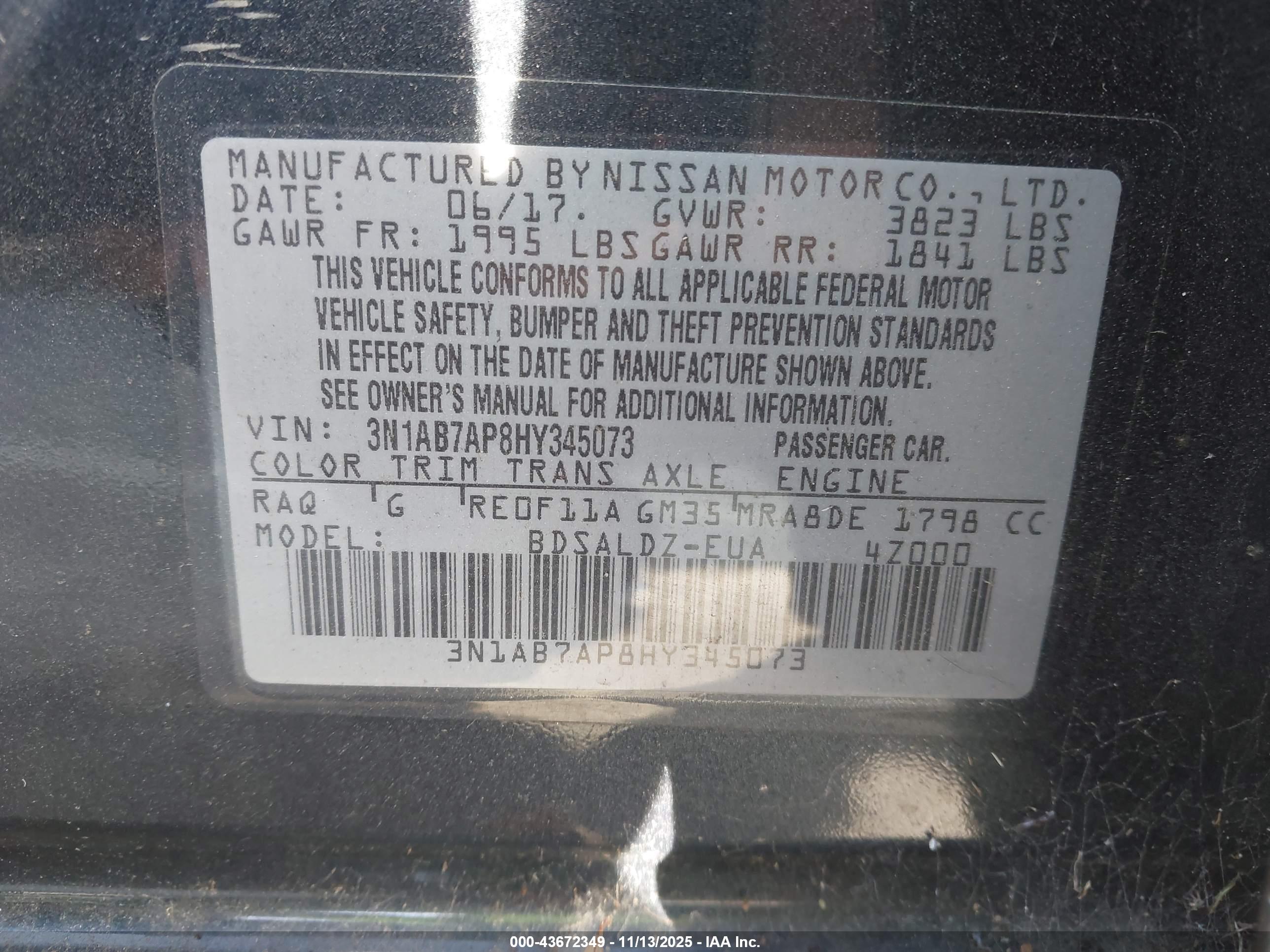 NISSAN SENTRA image 9