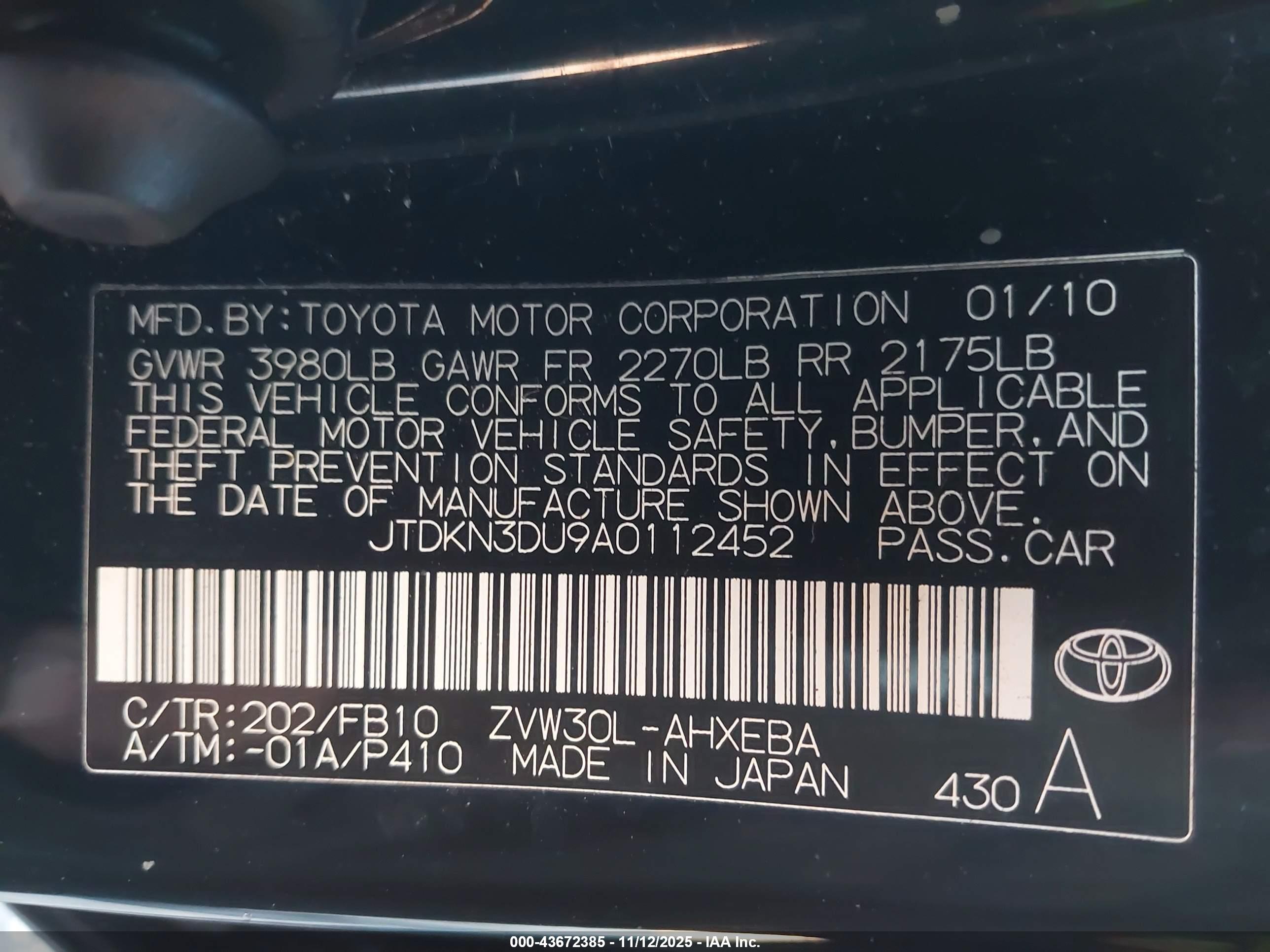 TOYOTA PRIUS image 9