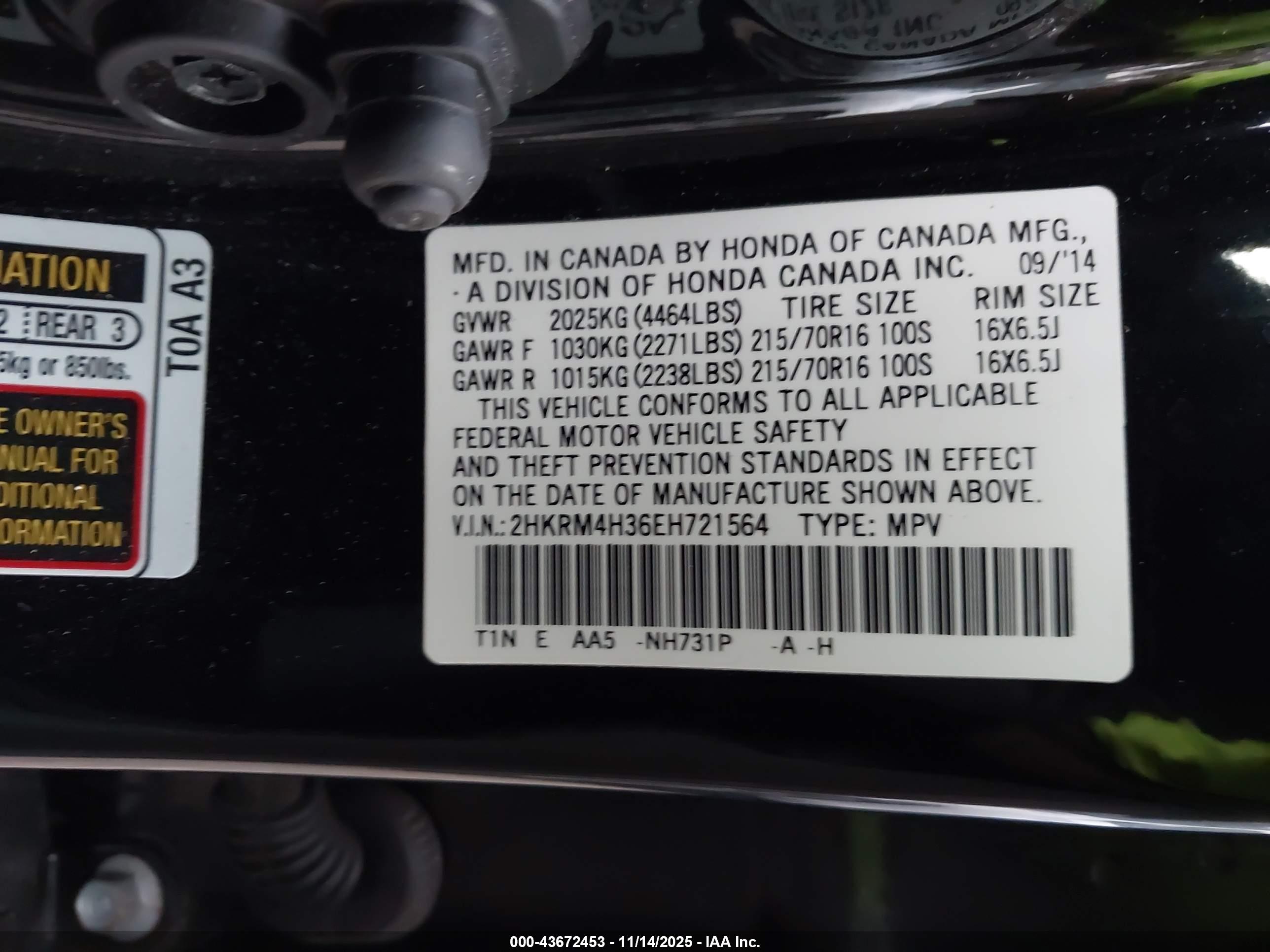 HONDA CR-V image 9