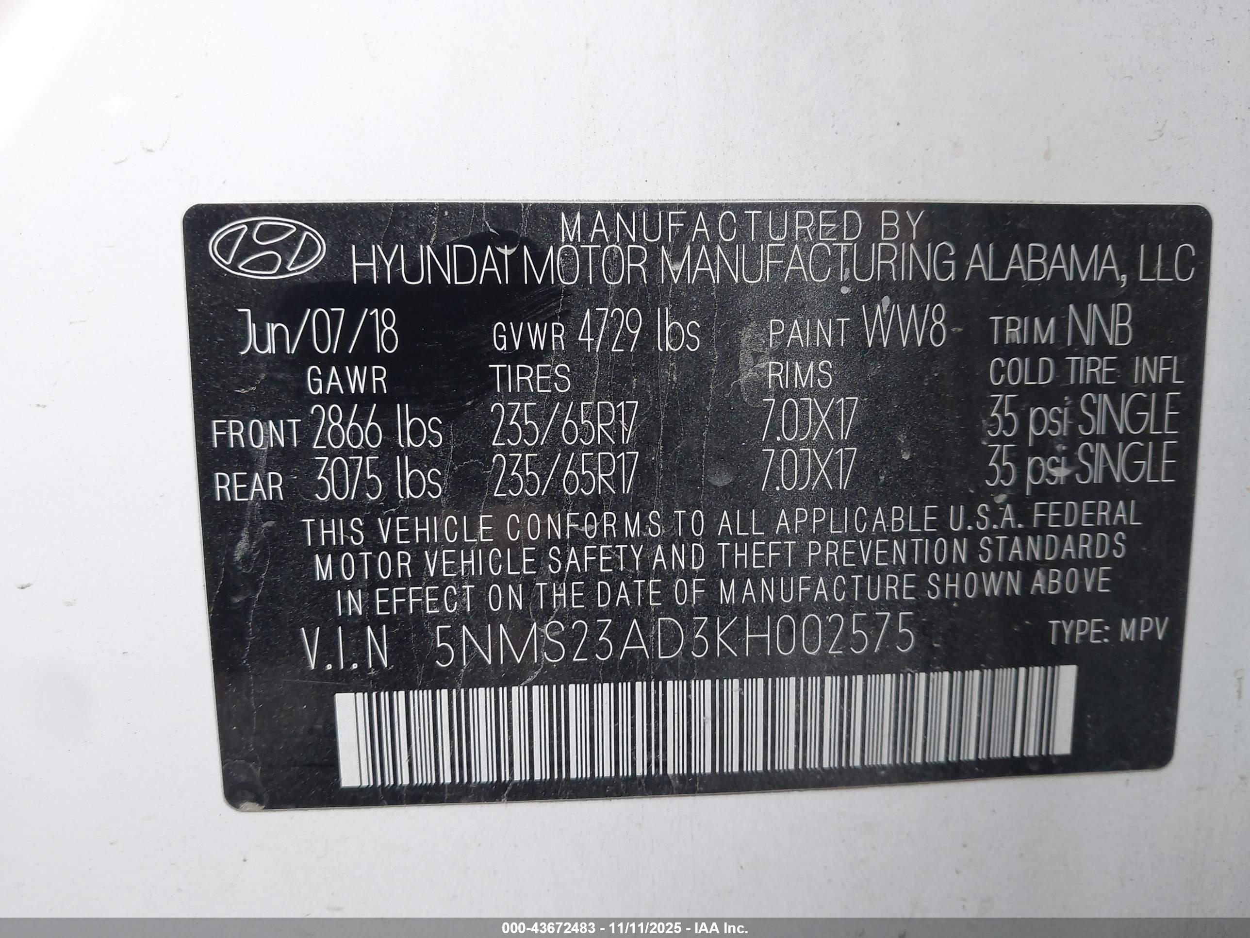 HYUNDAI SANTA image 9