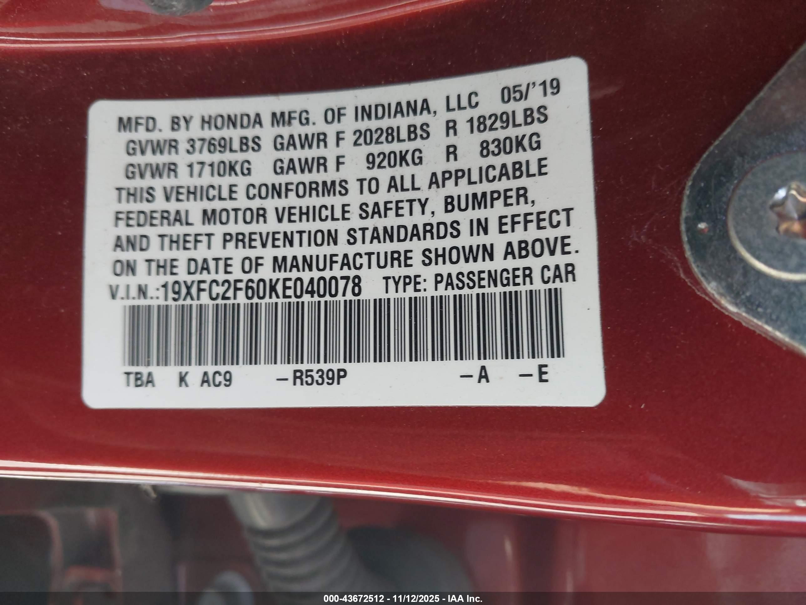 HONDA CIVIC image 9