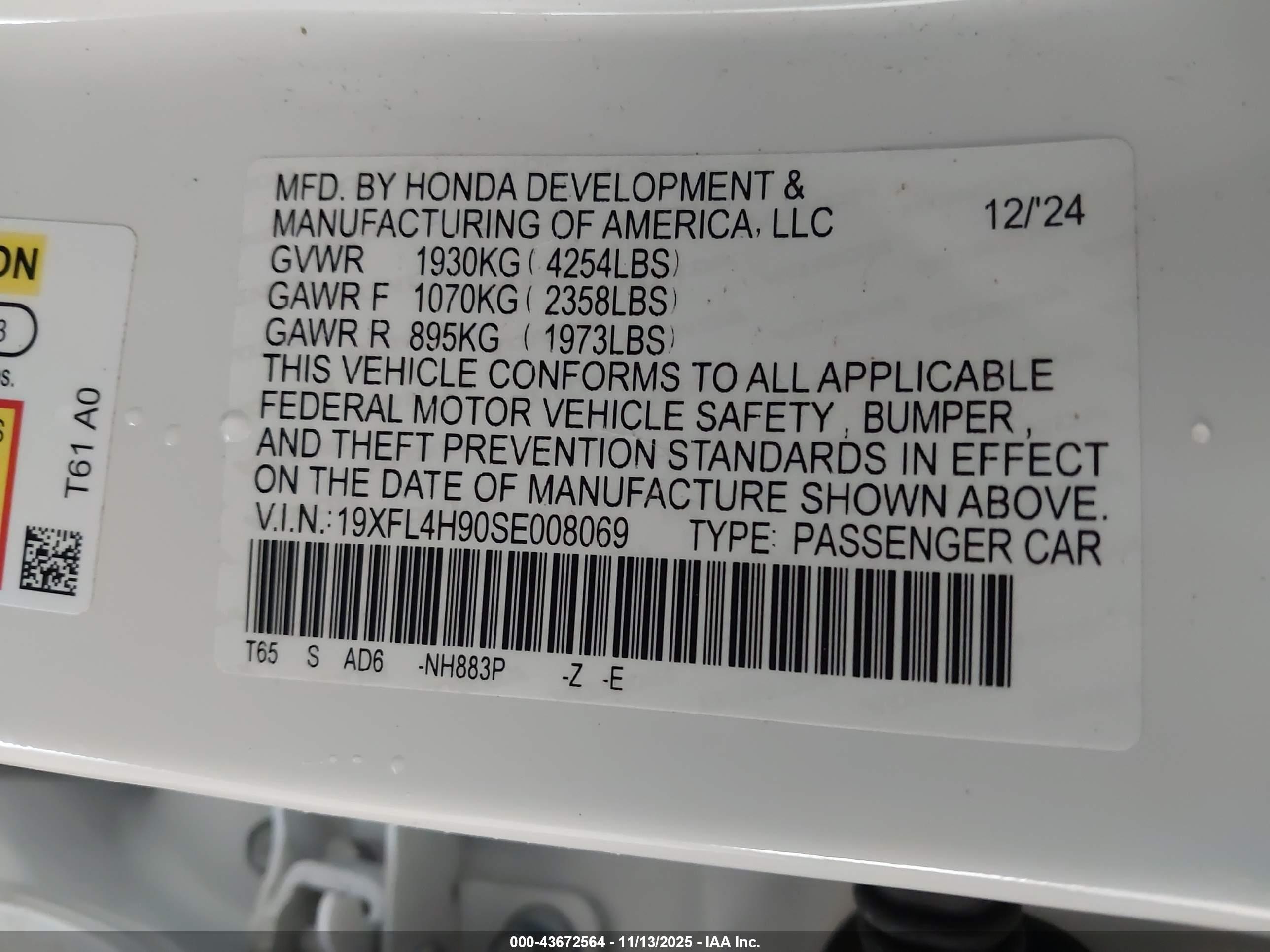 HONDA CIVIC image 9