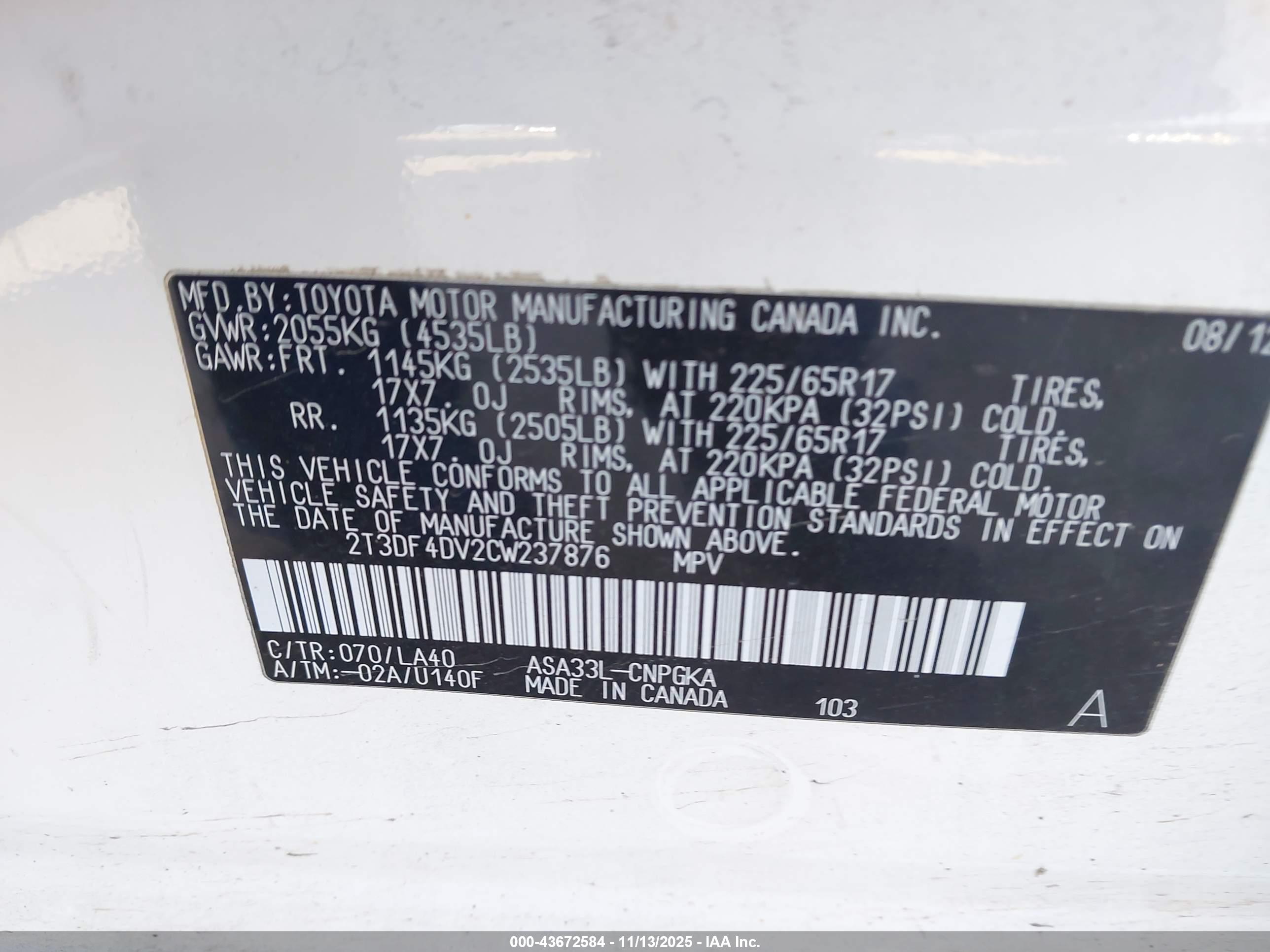 TOYOTA RAV4 image 9