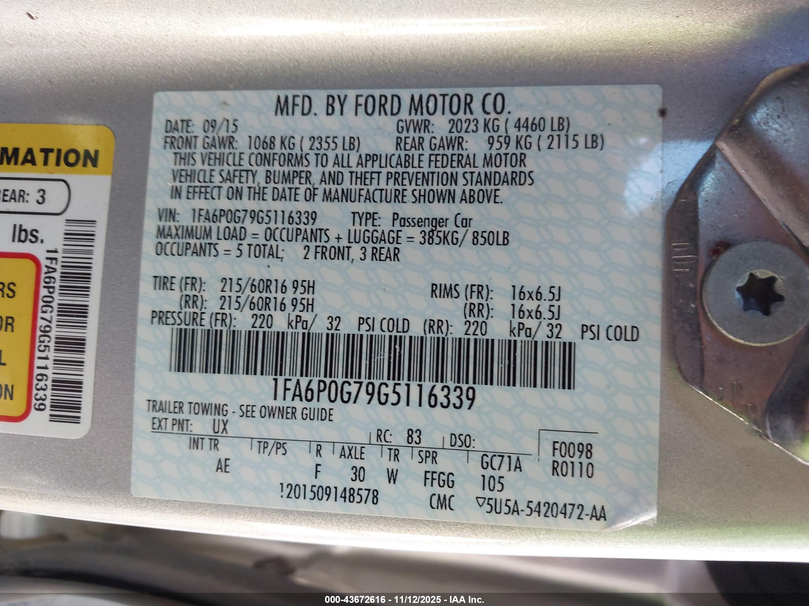FORD FUSION image 9