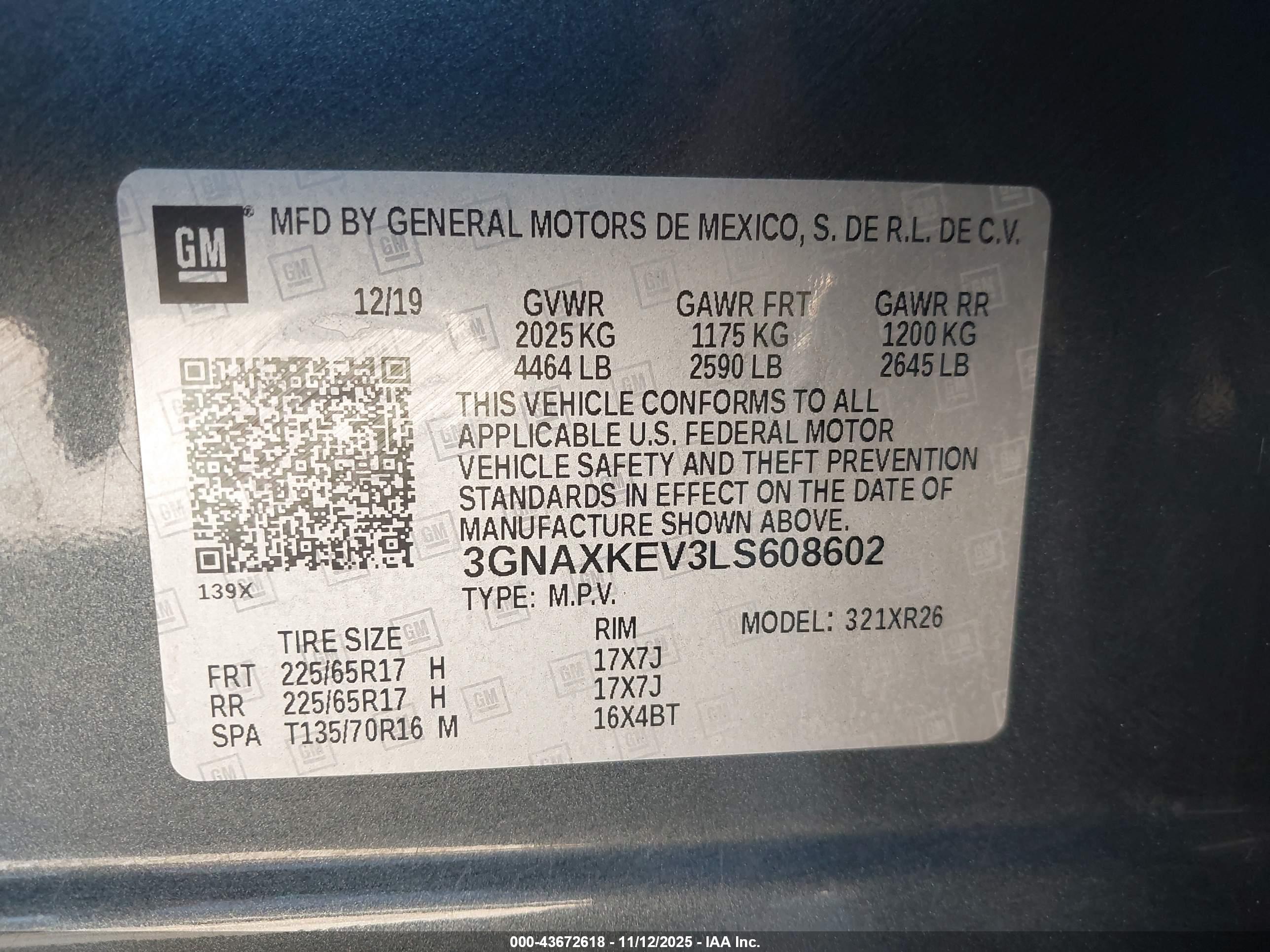 CHEVROLET EQUINOX image 9