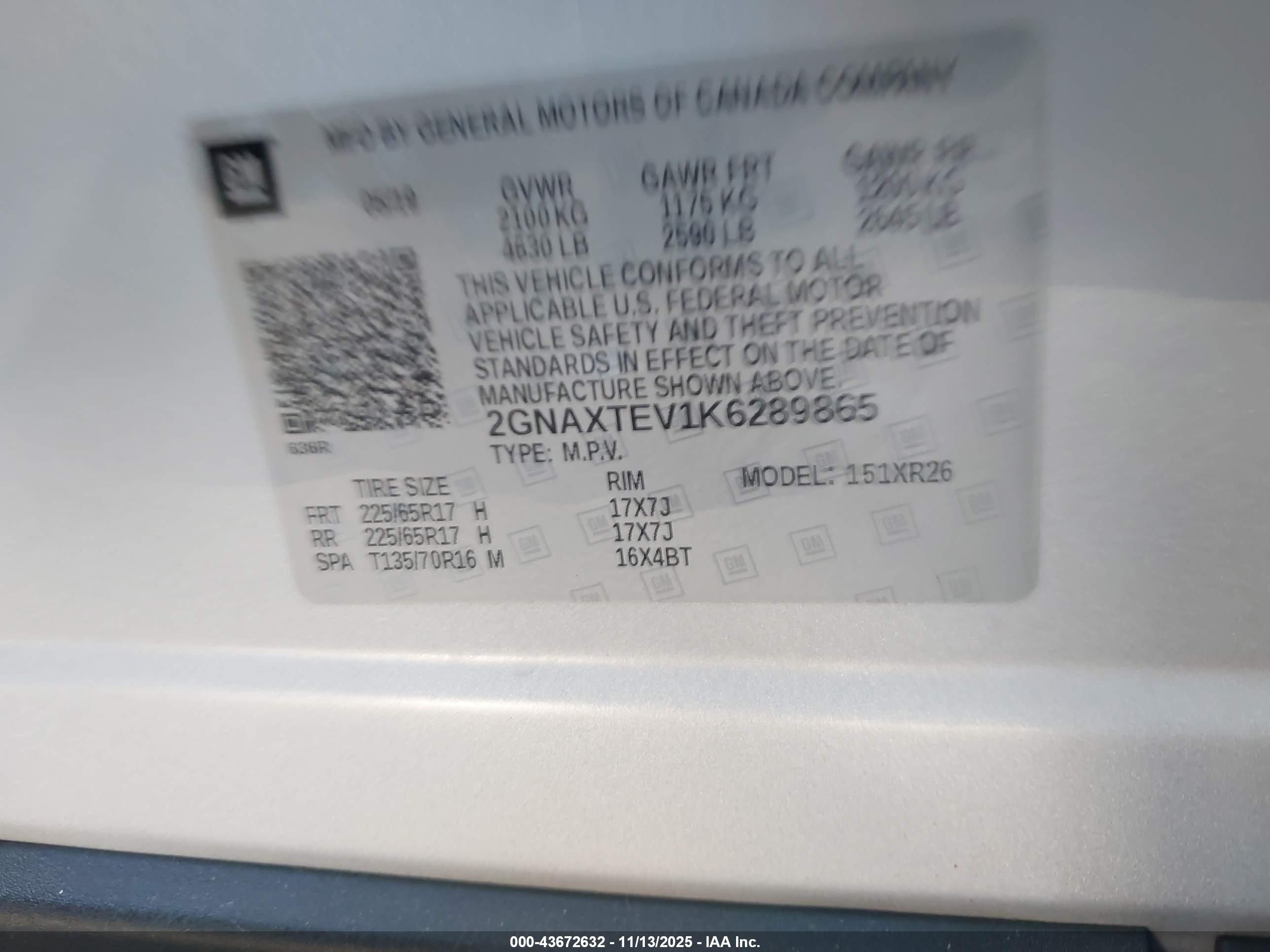 CHEVROLET EQUINOX image 9