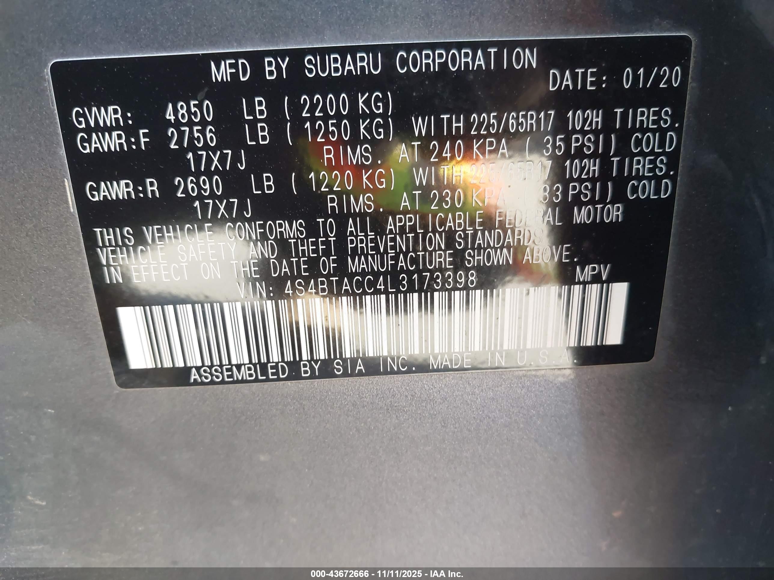 SUBARU OUTBACK image 9