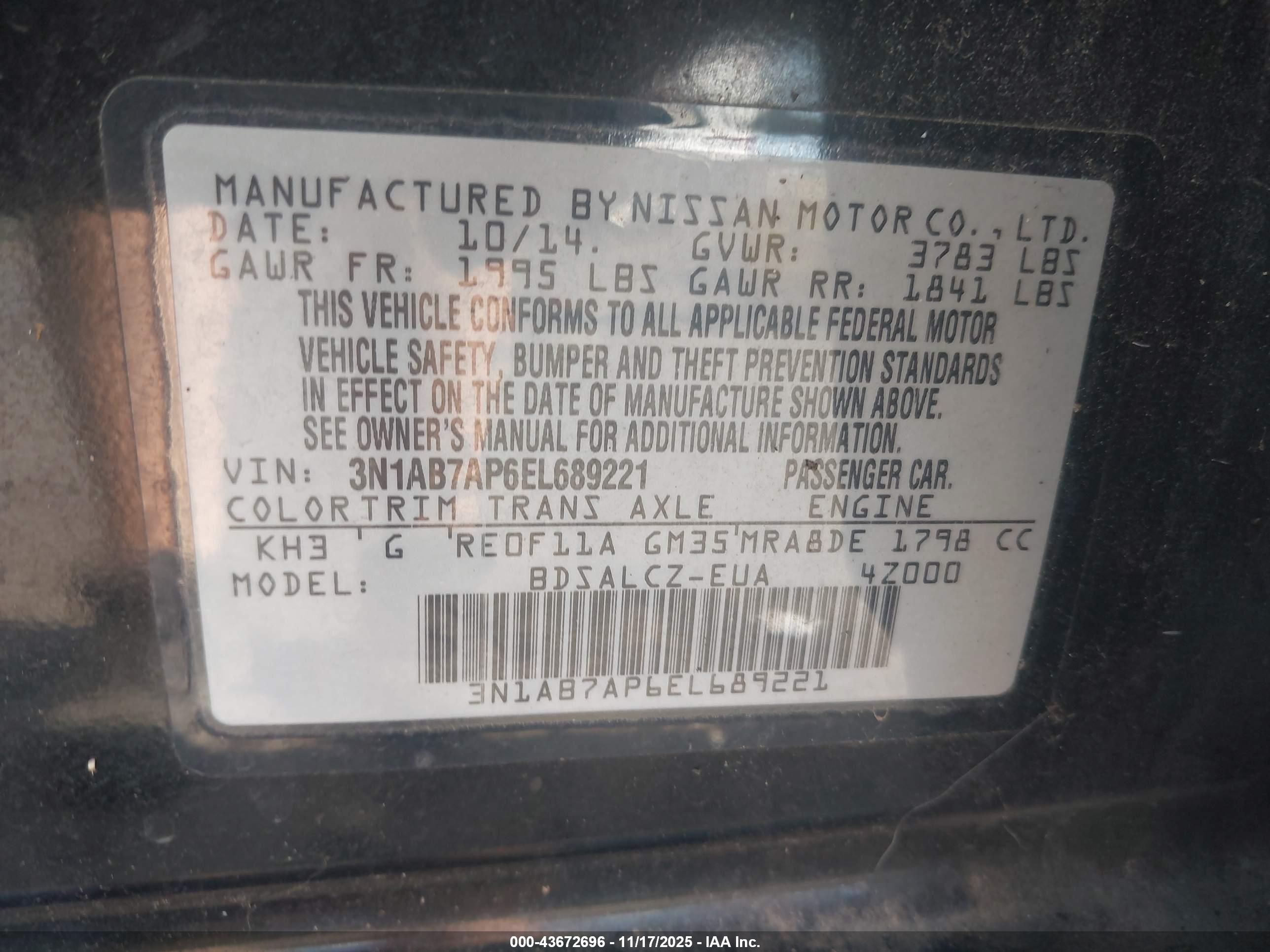 NISSAN SENTRA image 9