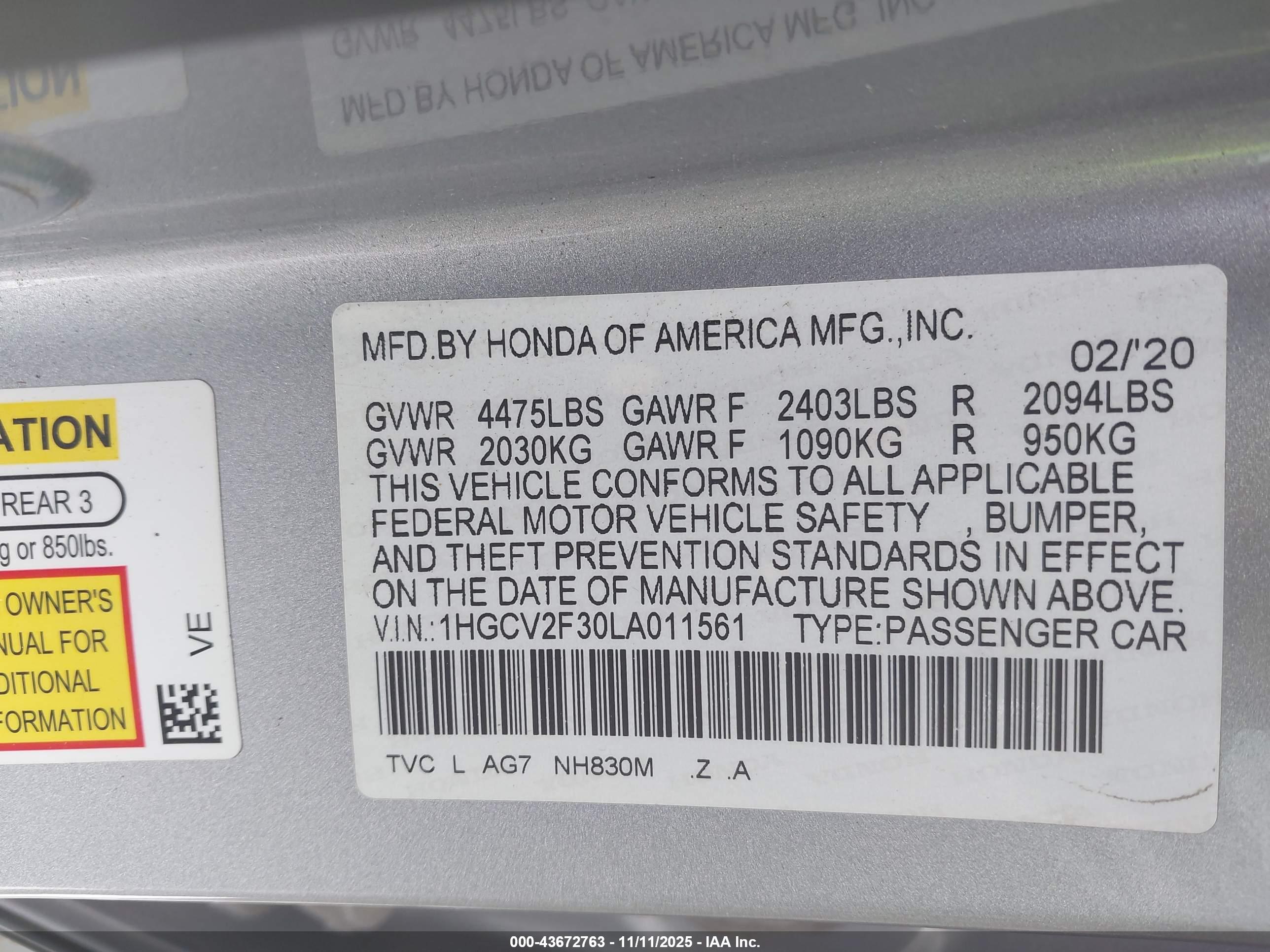 HONDA ACCORD image 9