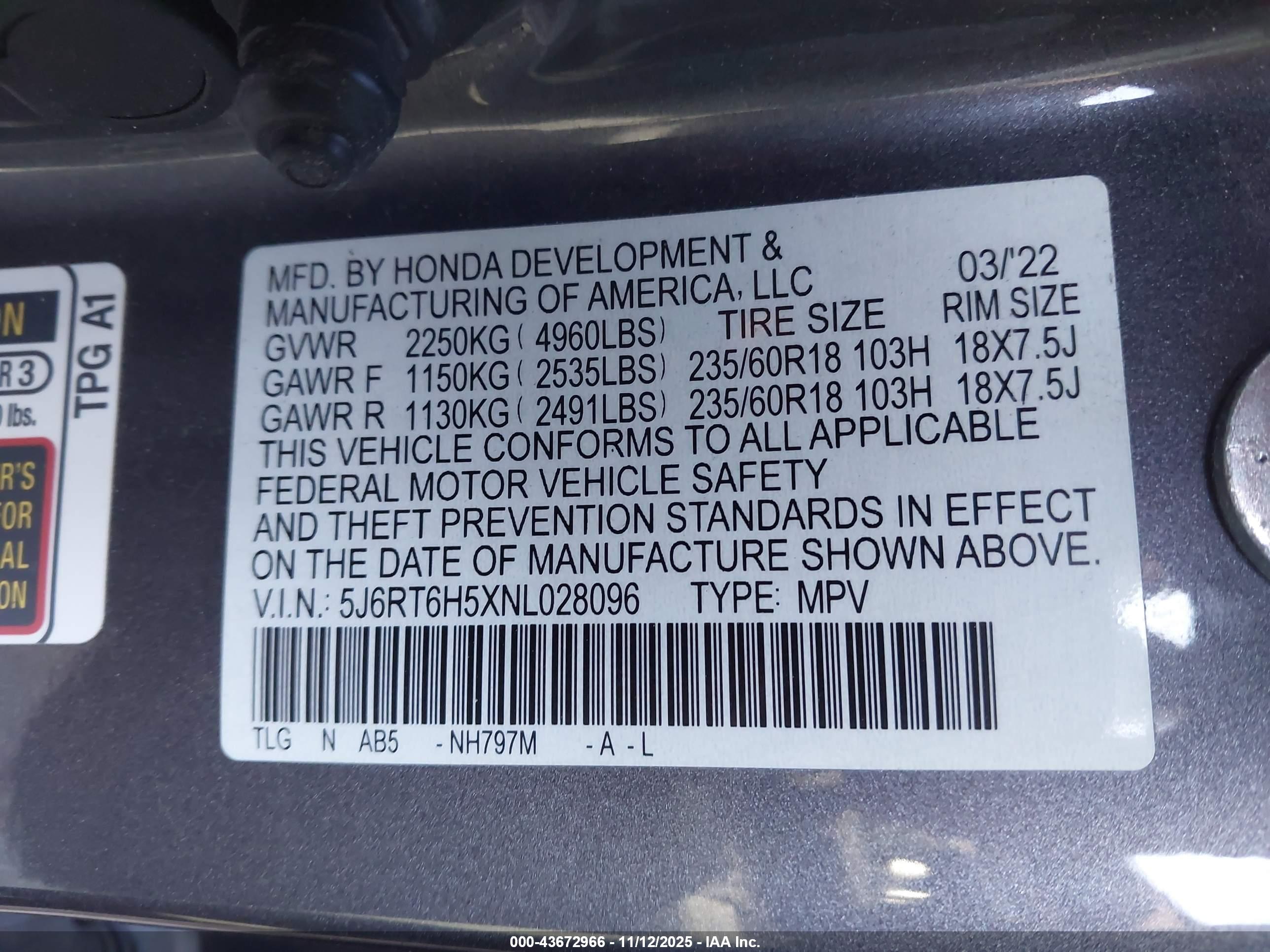HONDA CR-V image 9