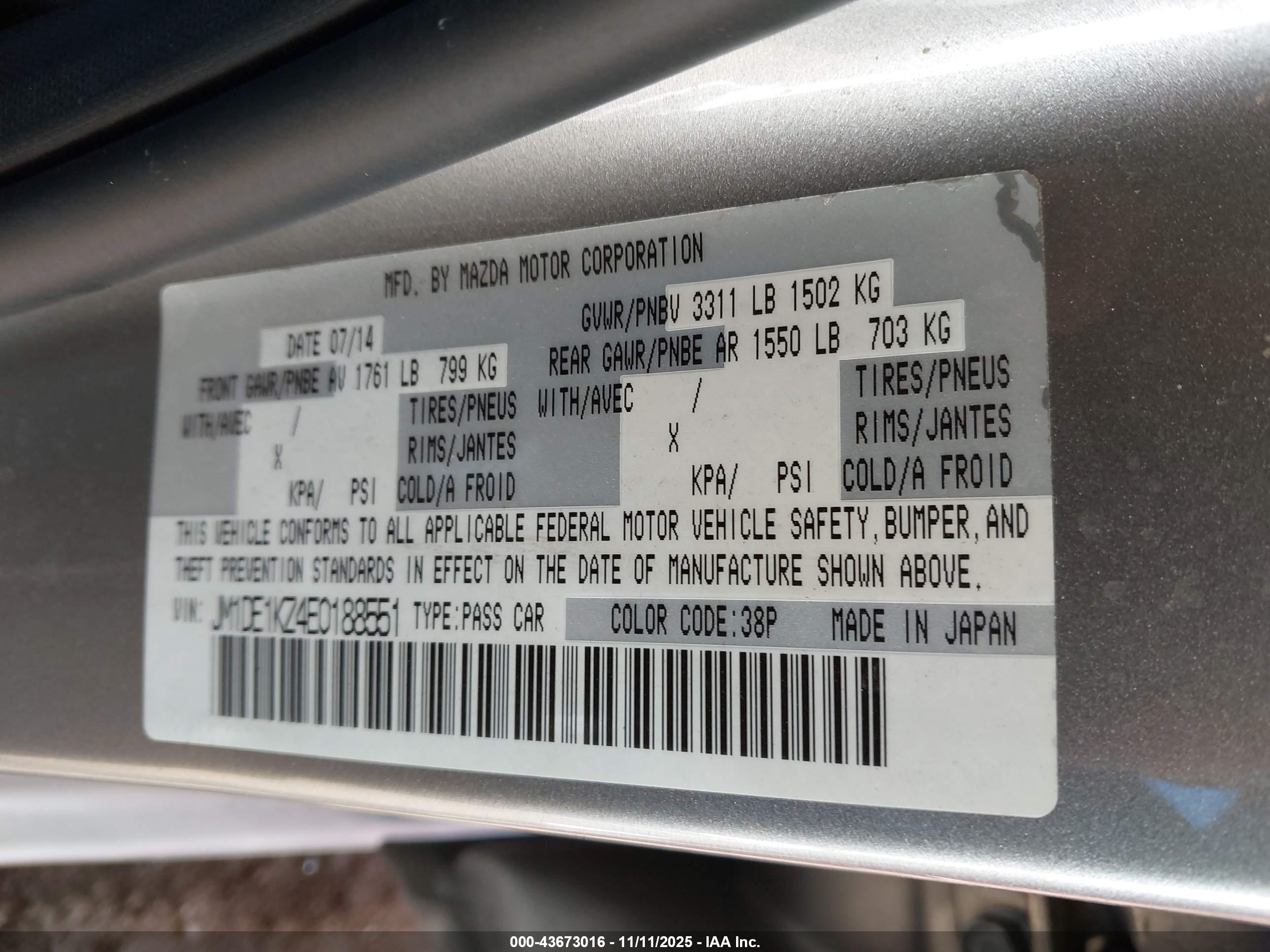 MAZDA MAZDA2 image 9
