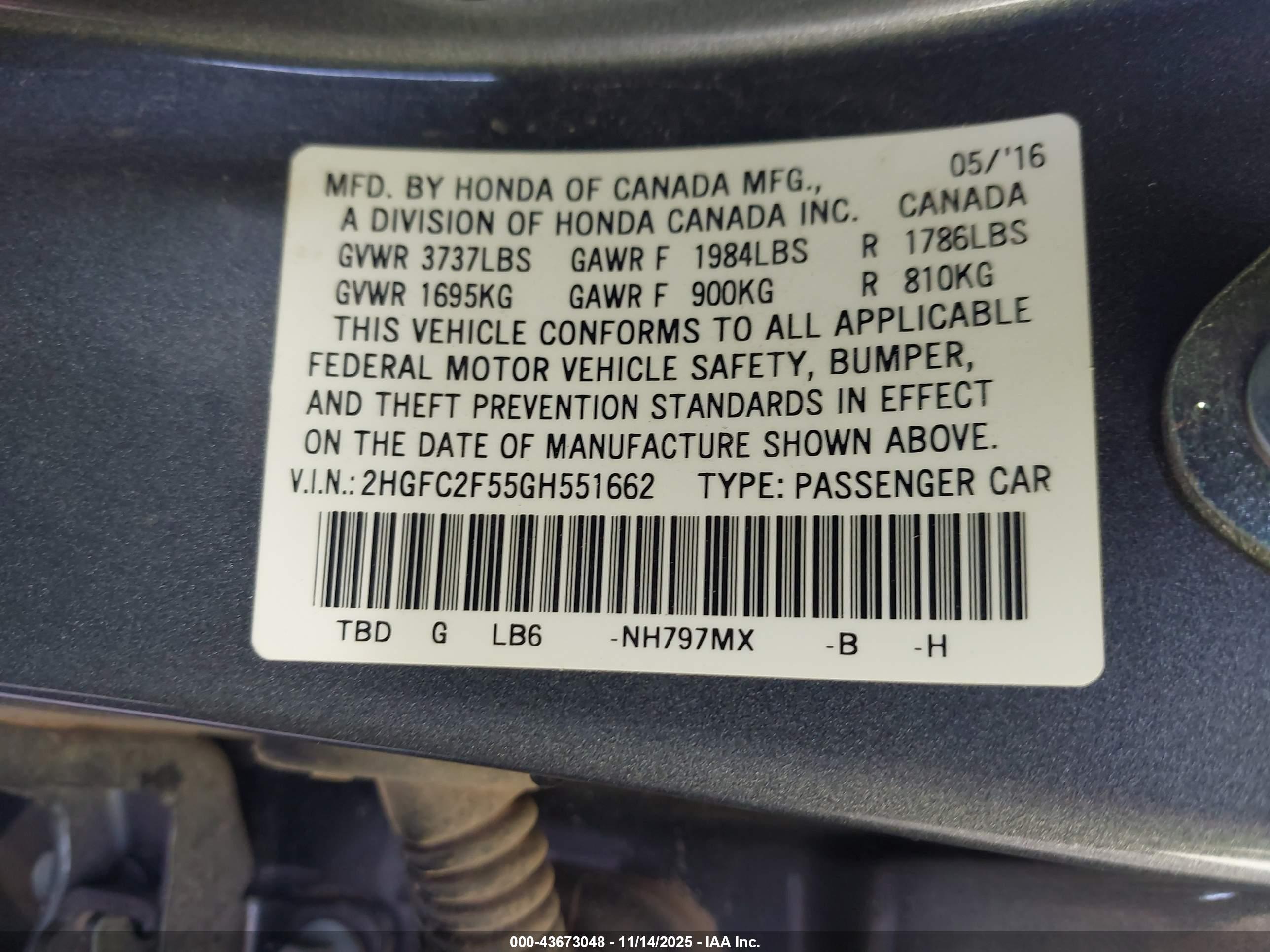 HONDA CIVIC image 9