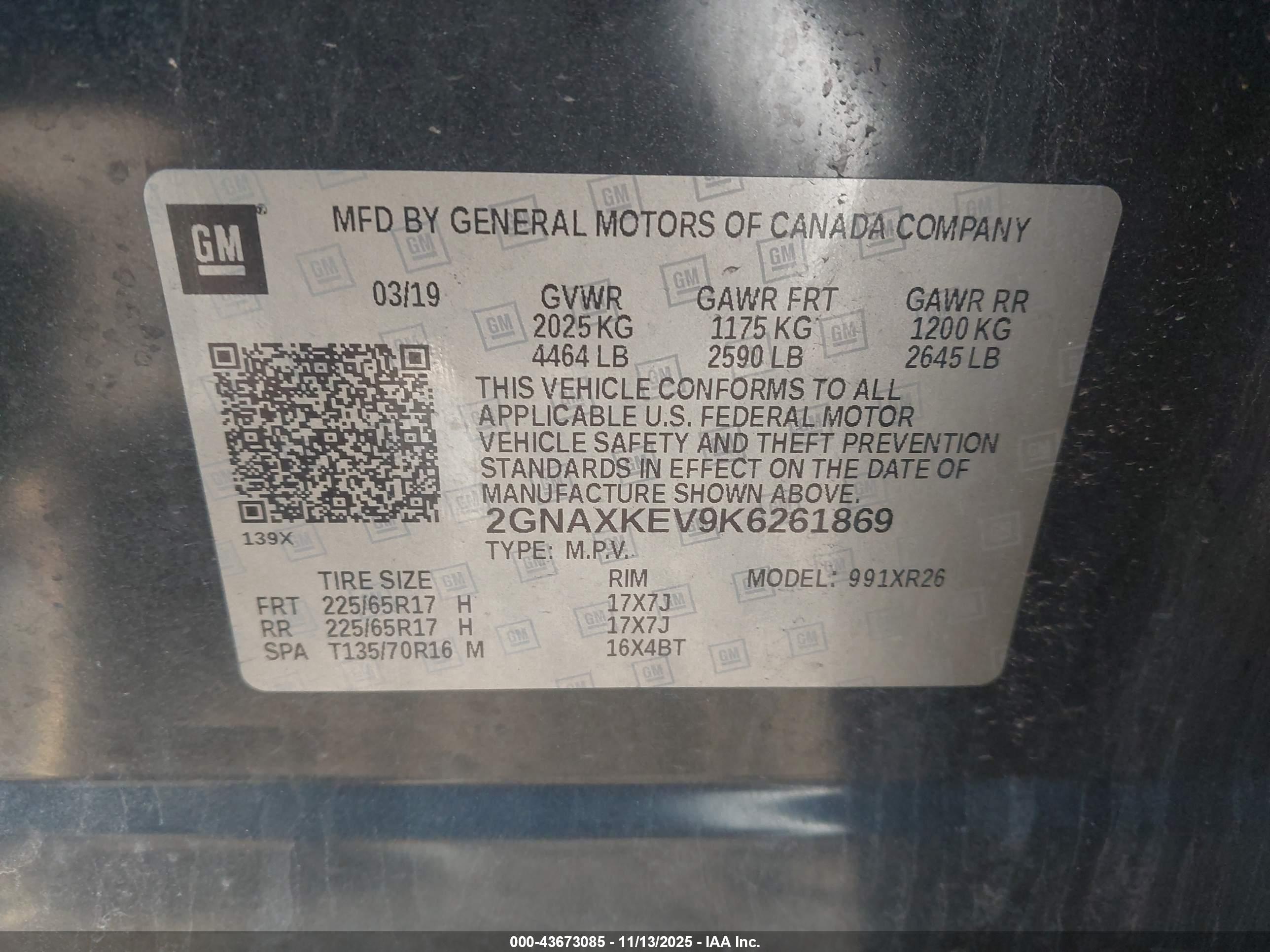 CHEVROLET EQUINOX image 9