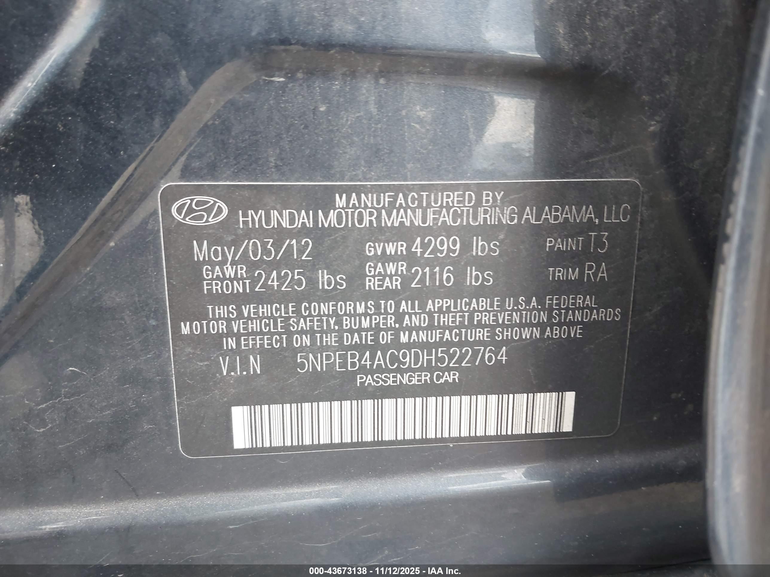 HYUNDAI SONATA image 9