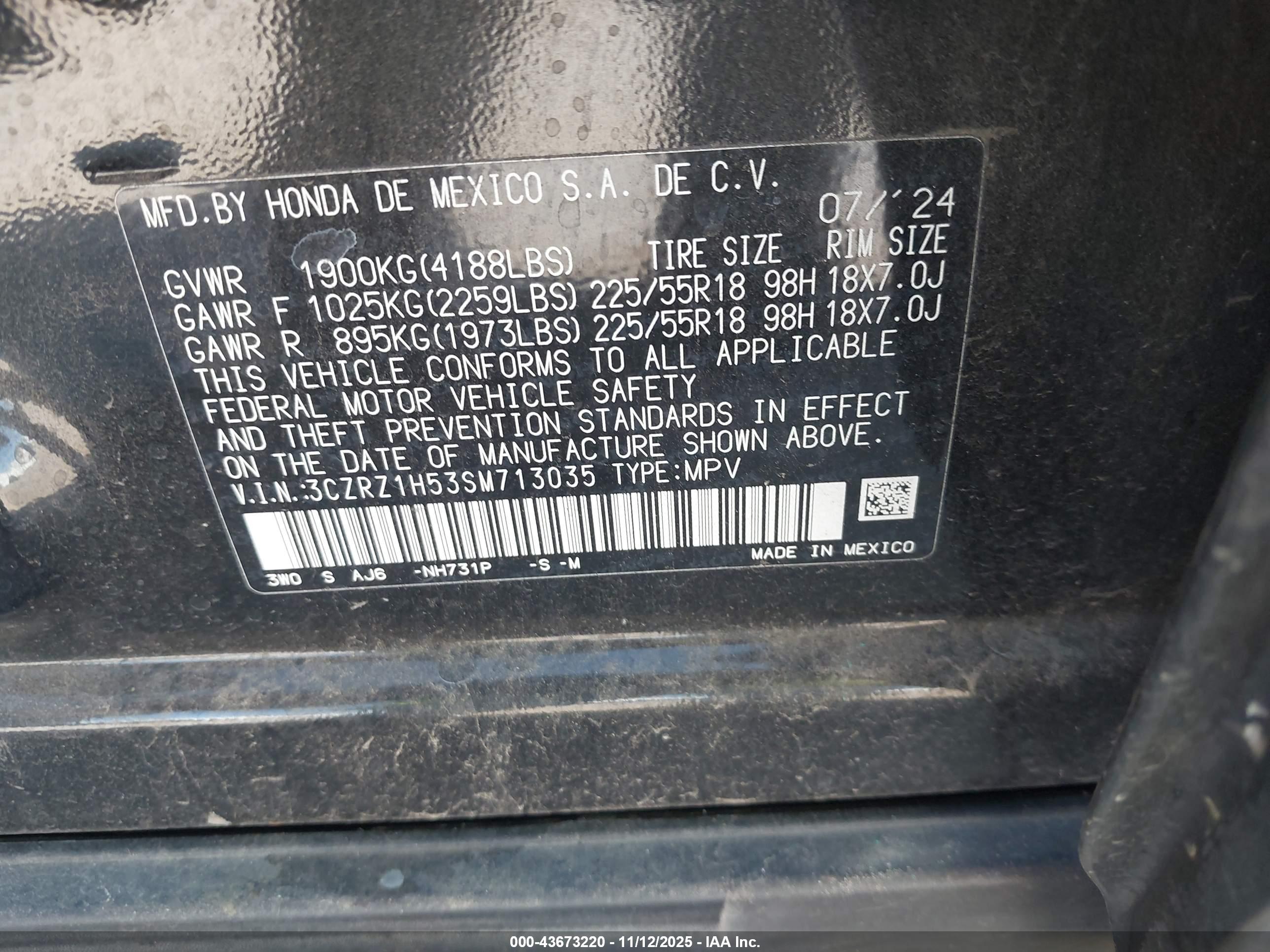 HONDA HR-V image 9