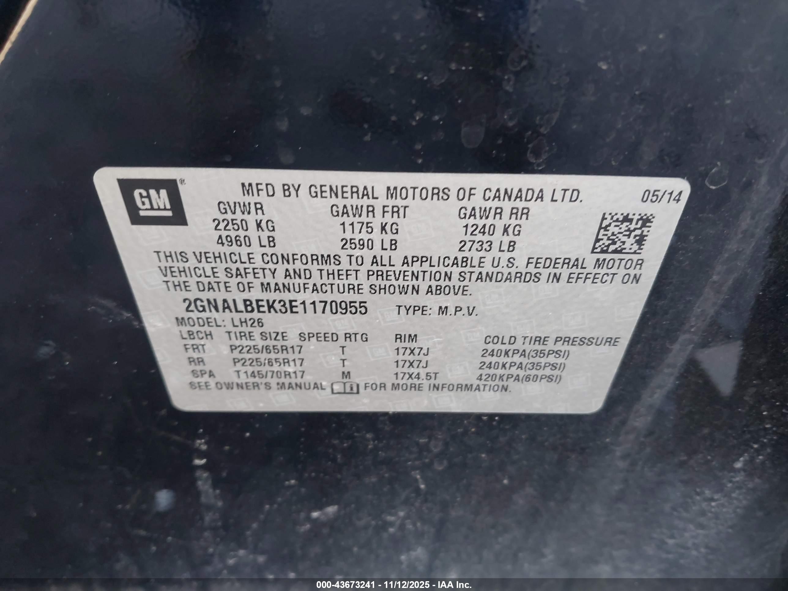 CHEVROLET EQUINOX image 9