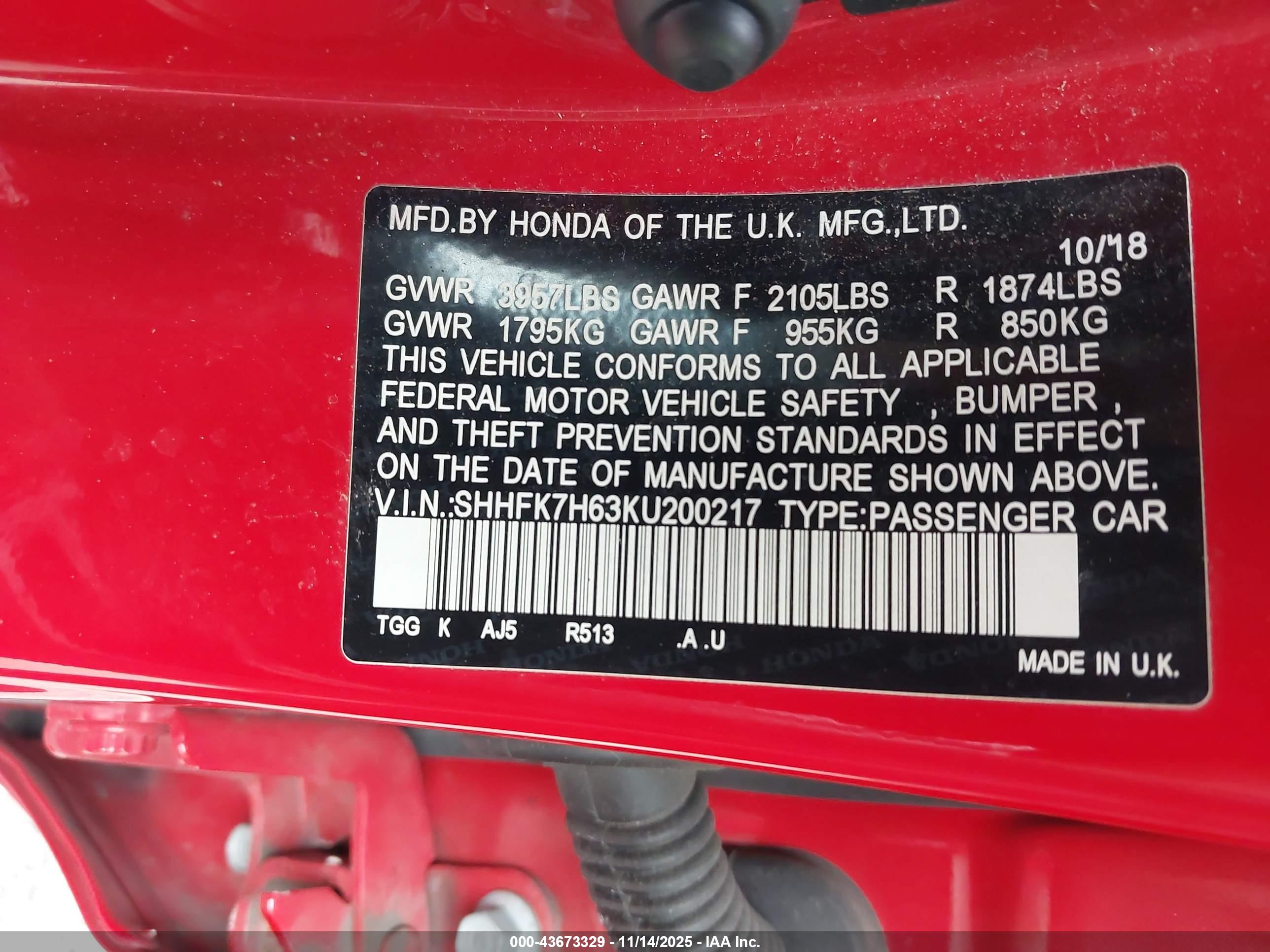 HONDA CIVIC image 9