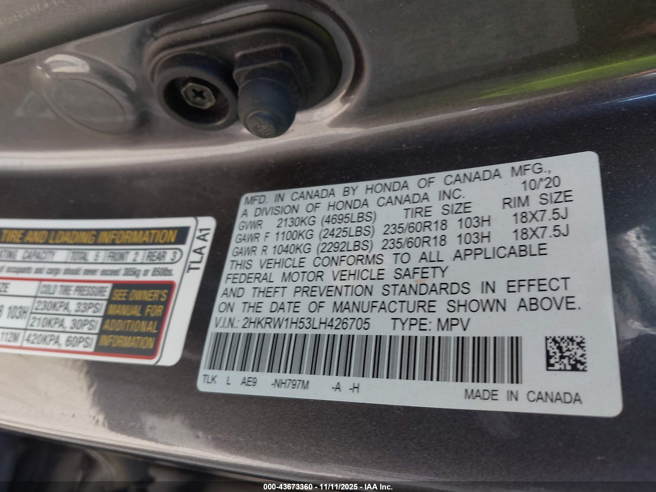 HONDA CR-V image 9