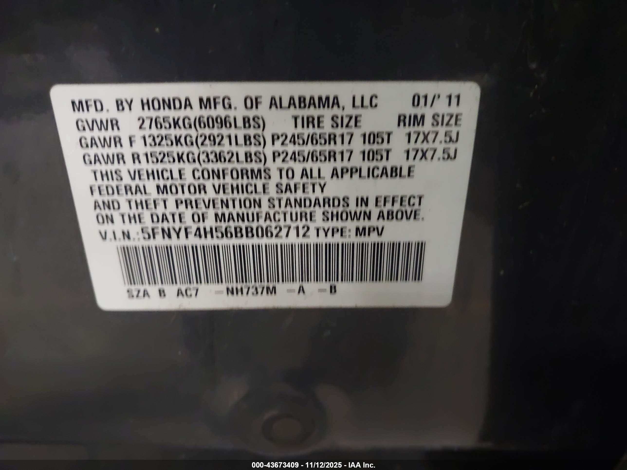 HONDA PILOT image 9