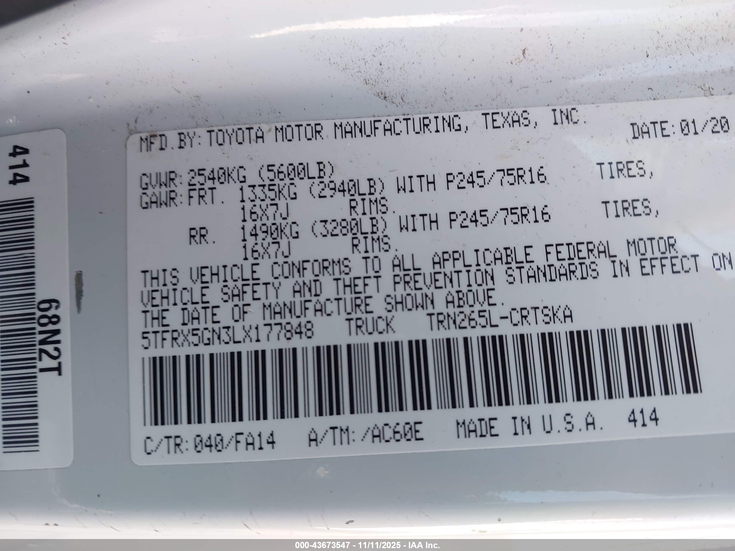 TOYOTA TACOMA image 9