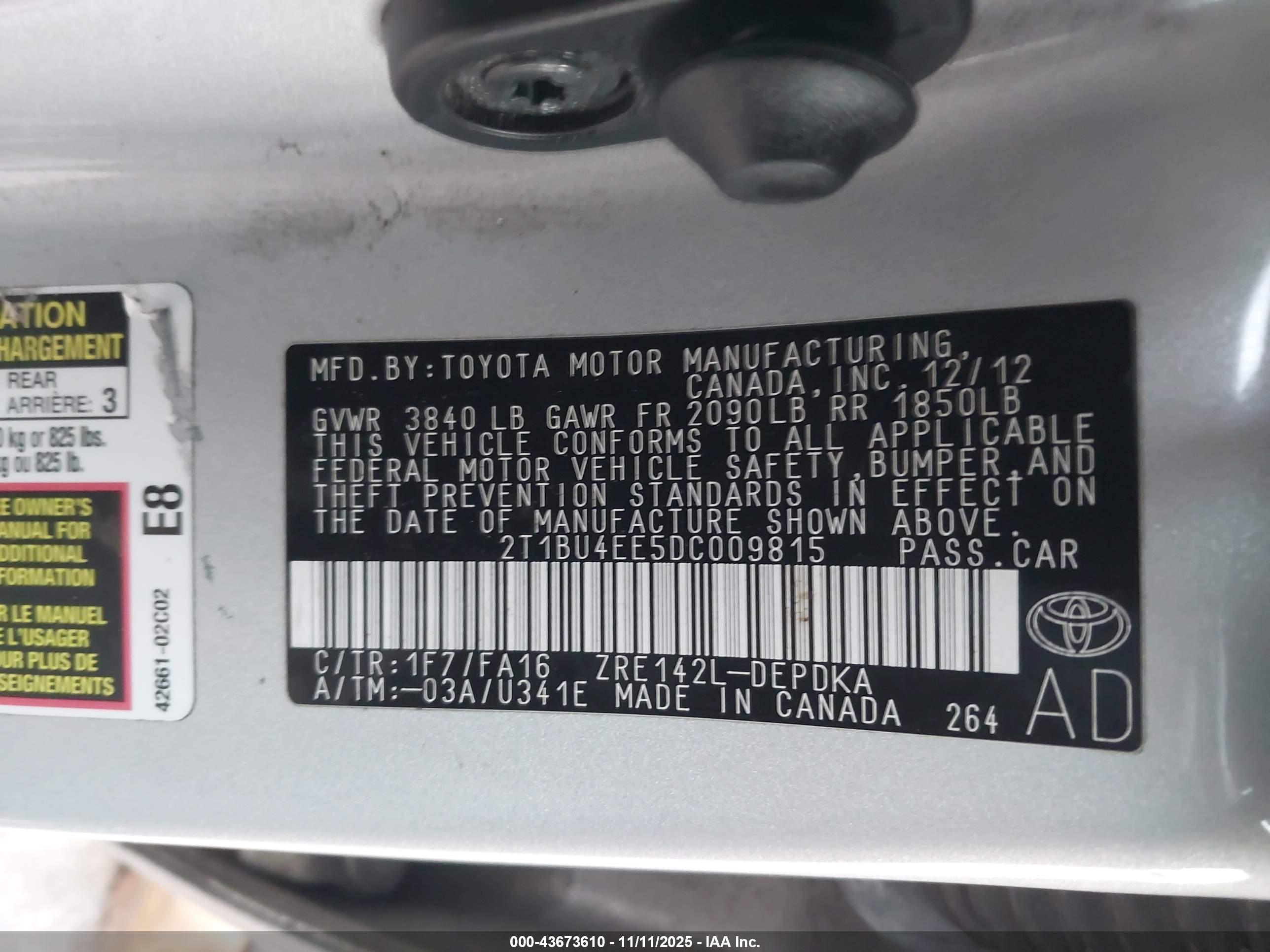 TOYOTA COROLLA image 9