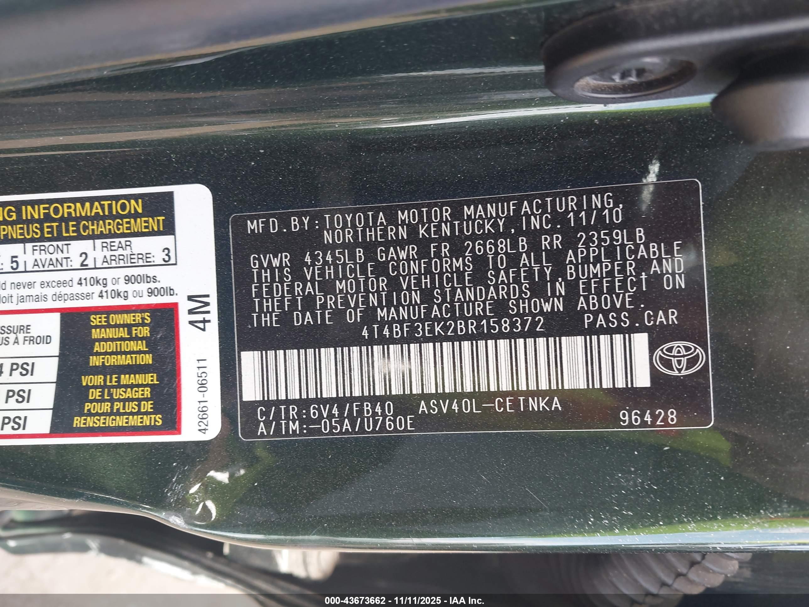 TOYOTA CAMRY image 9