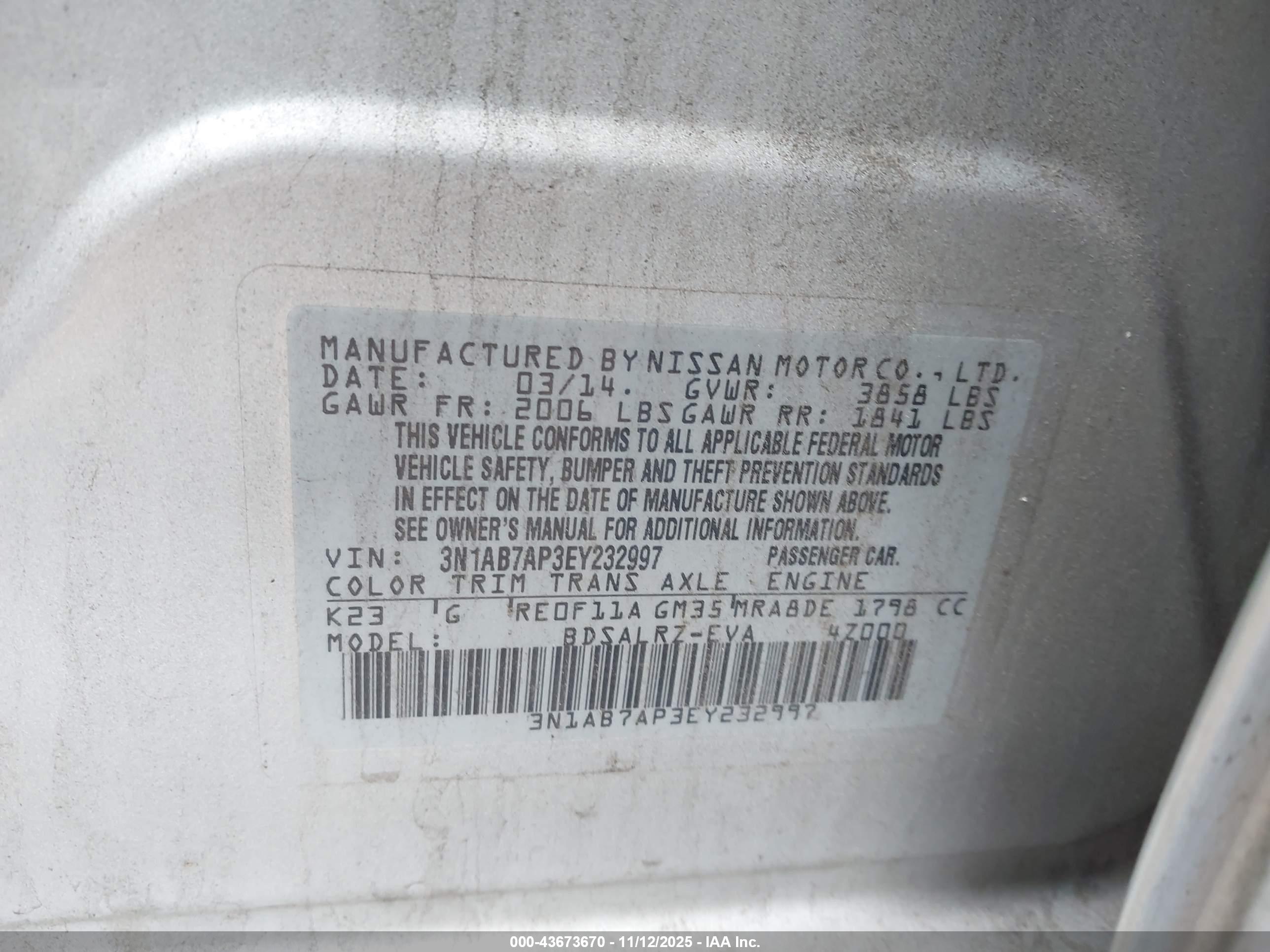 NISSAN SENTRA image 9