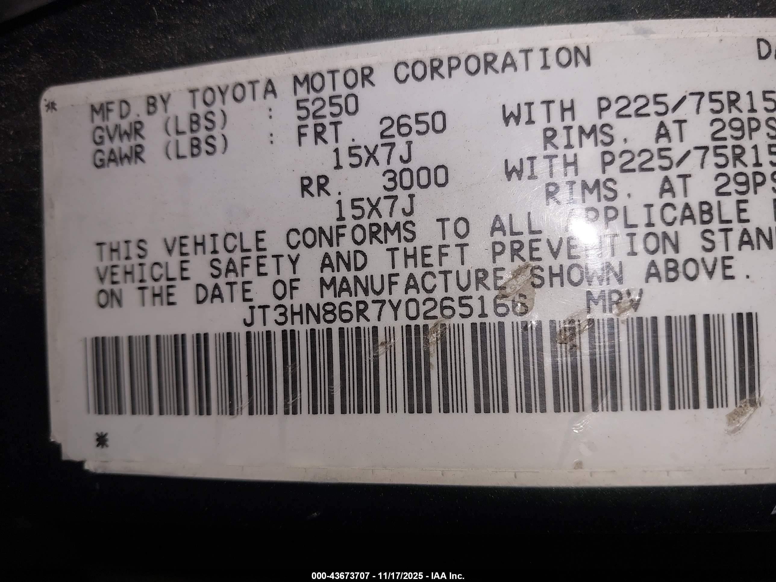 TOYOTA 4RUNNER image 9