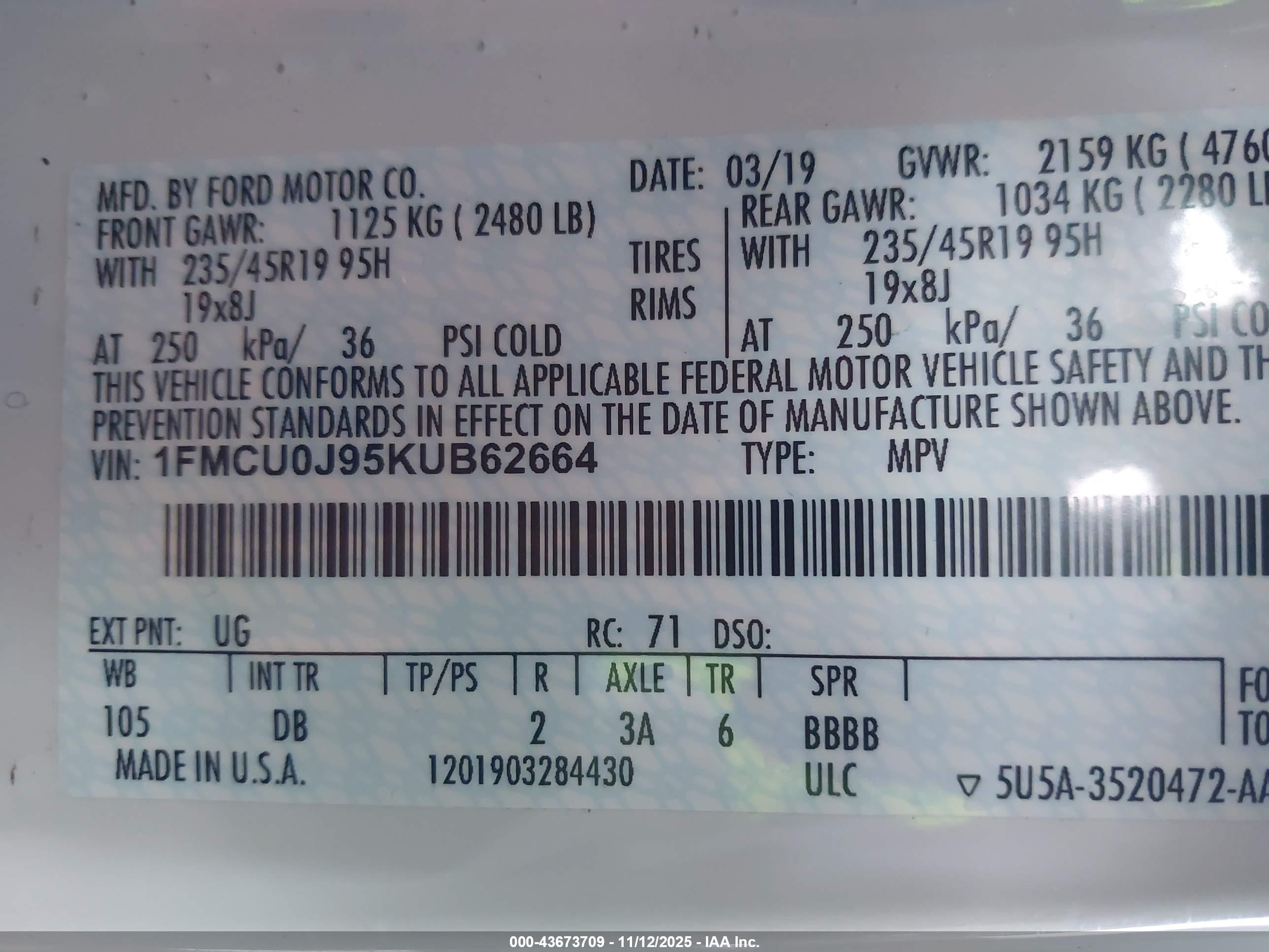 FORD ESCAPE image 9
