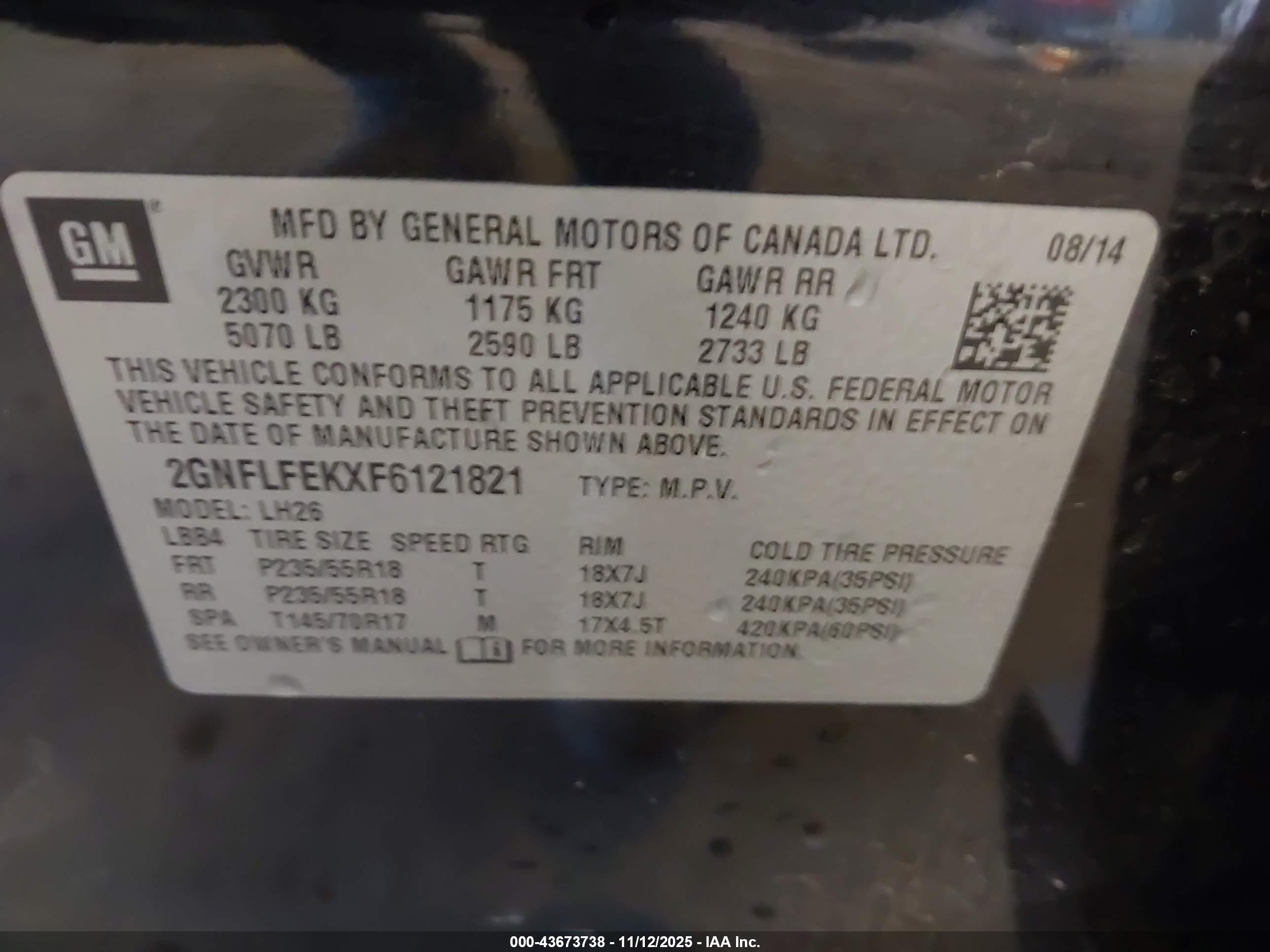 CHEVROLET EQUINOX image 9