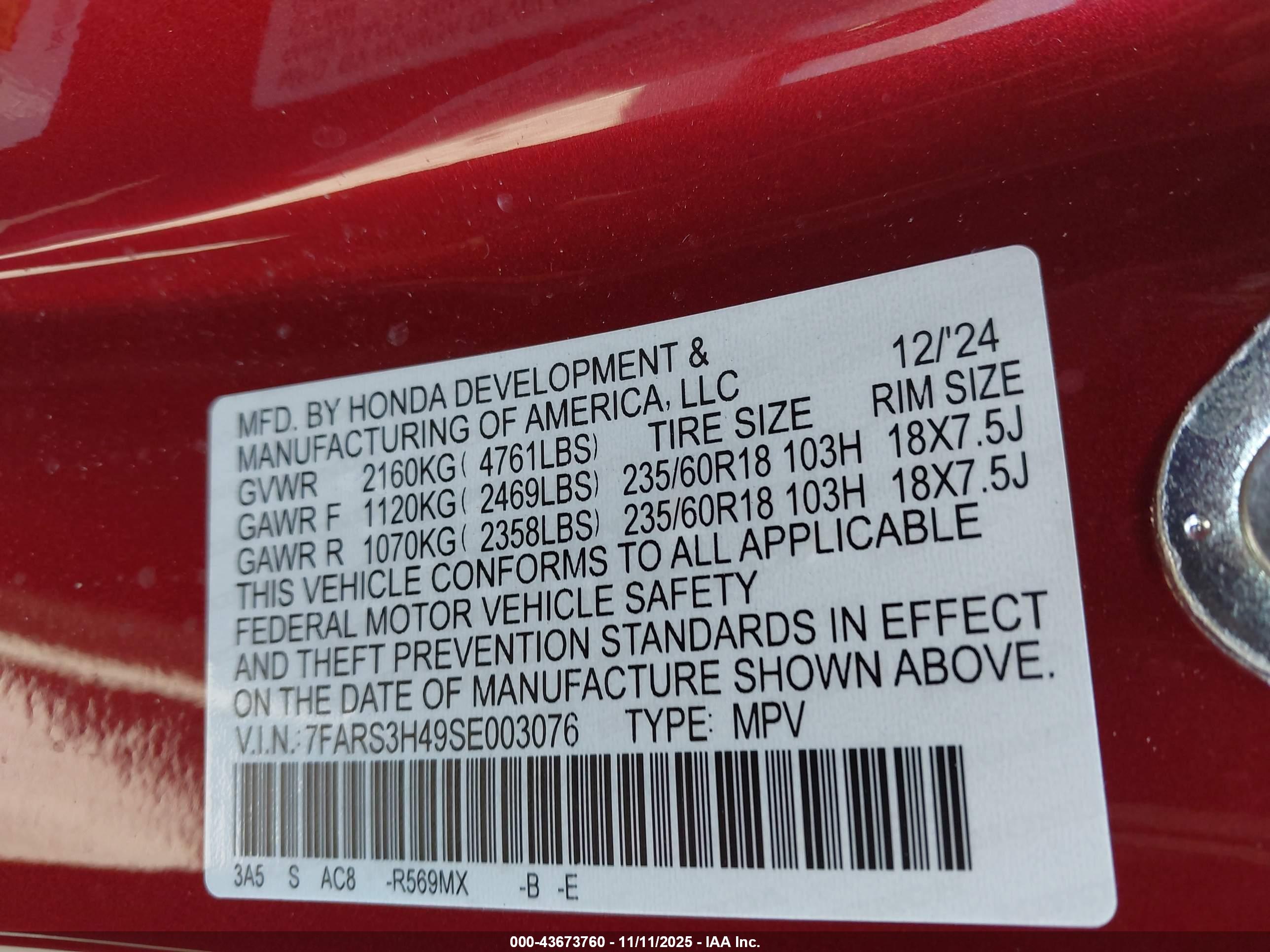 HONDA CR-V image 9