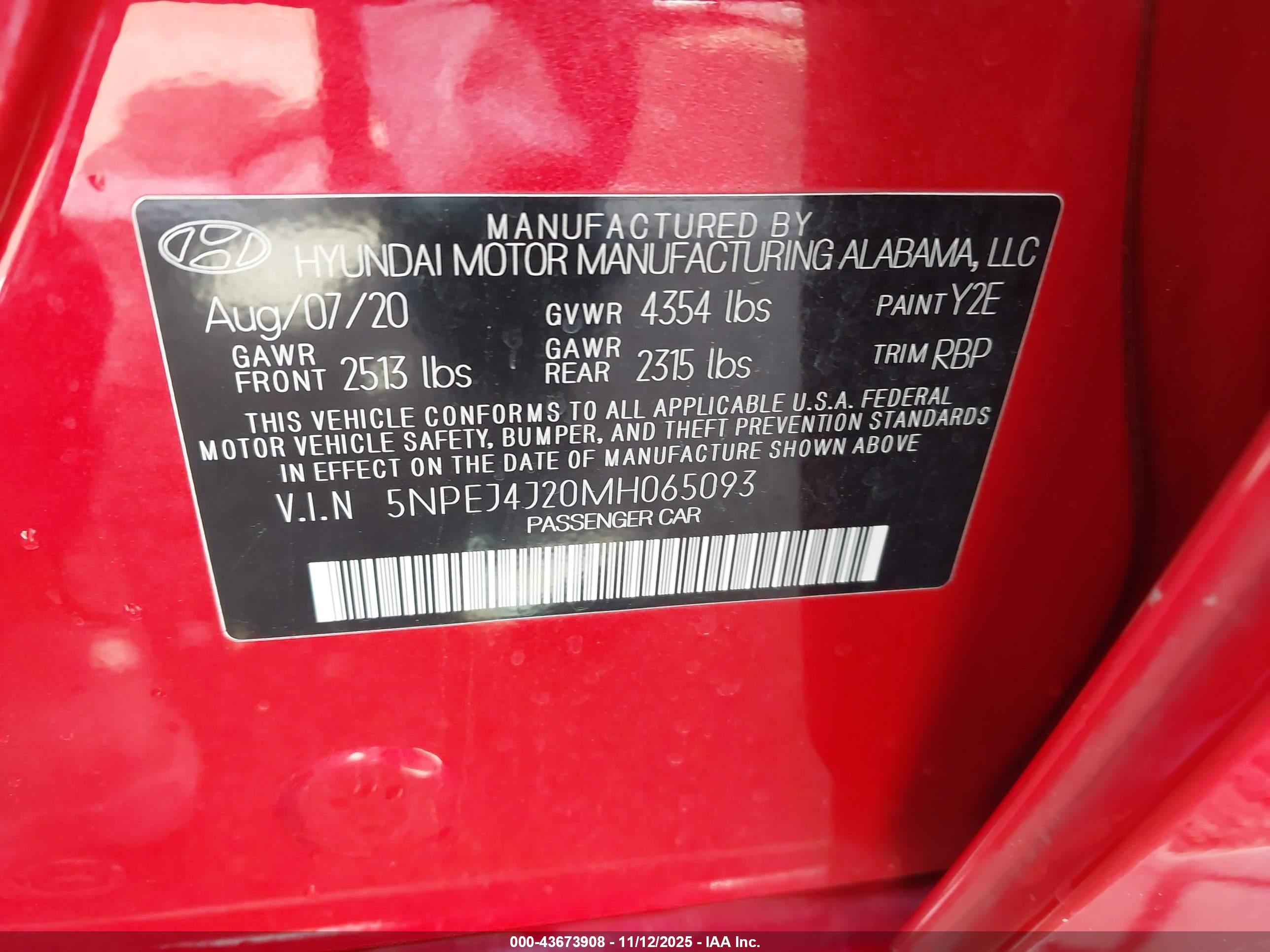 HYUNDAI SONATA image 9