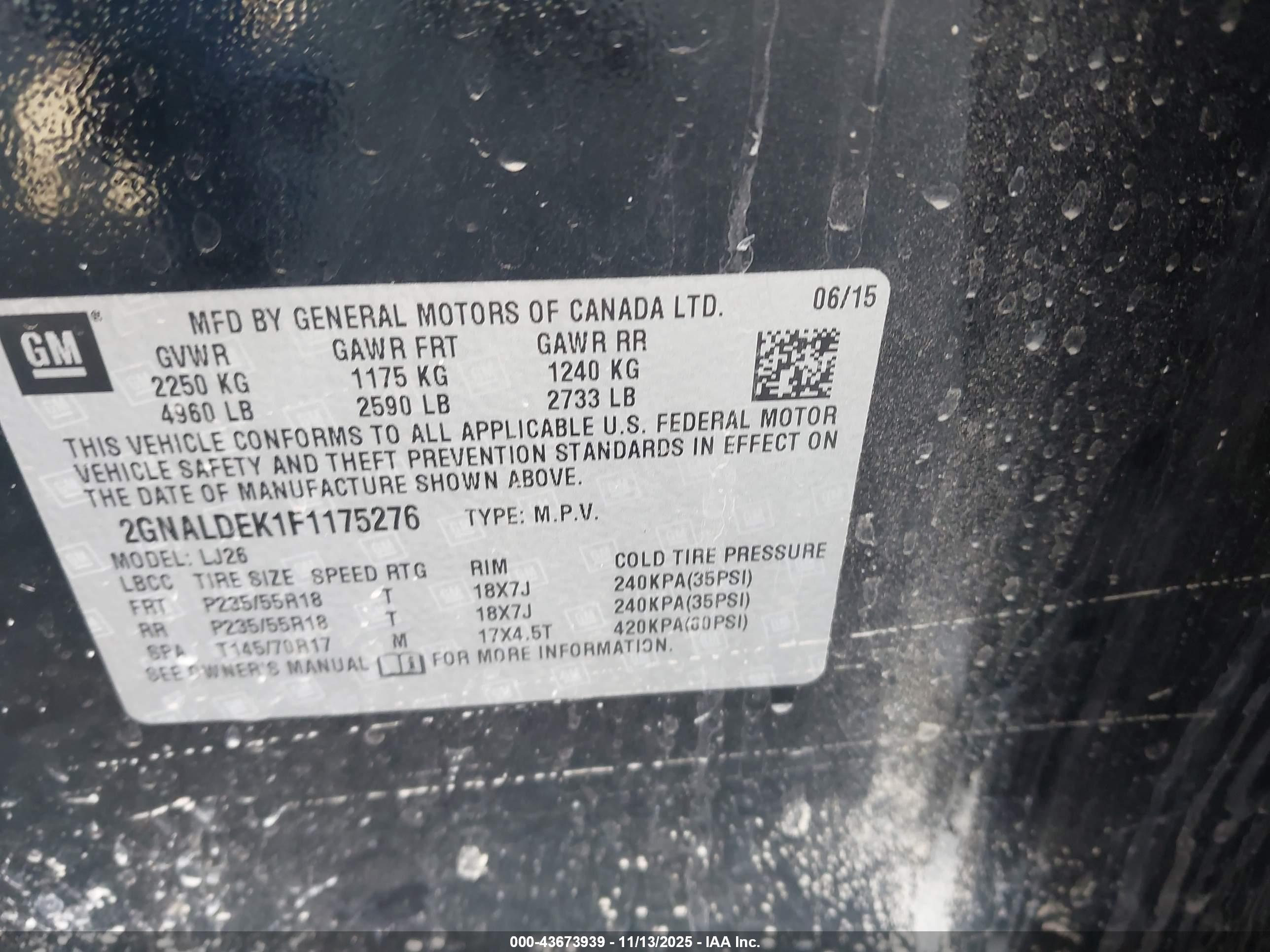 CHEVROLET EQUINOX image 9