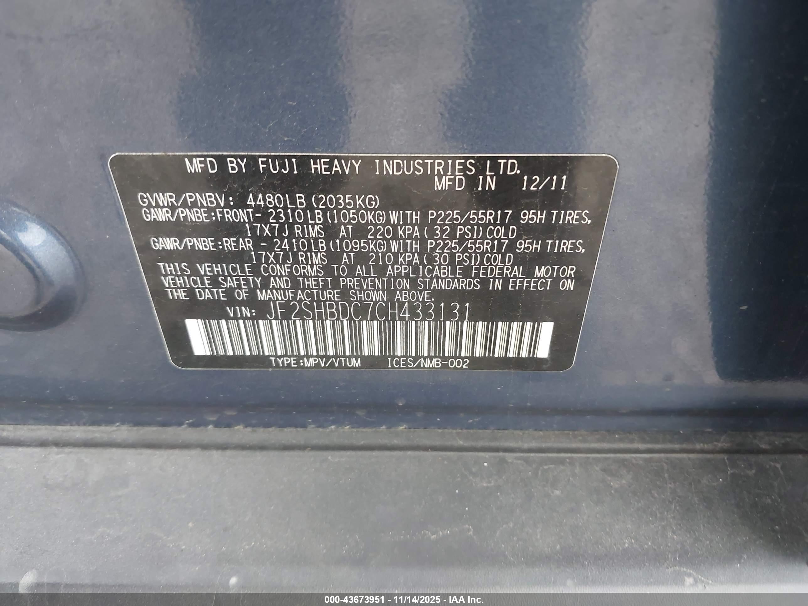 SUBARU FORESTER image 9