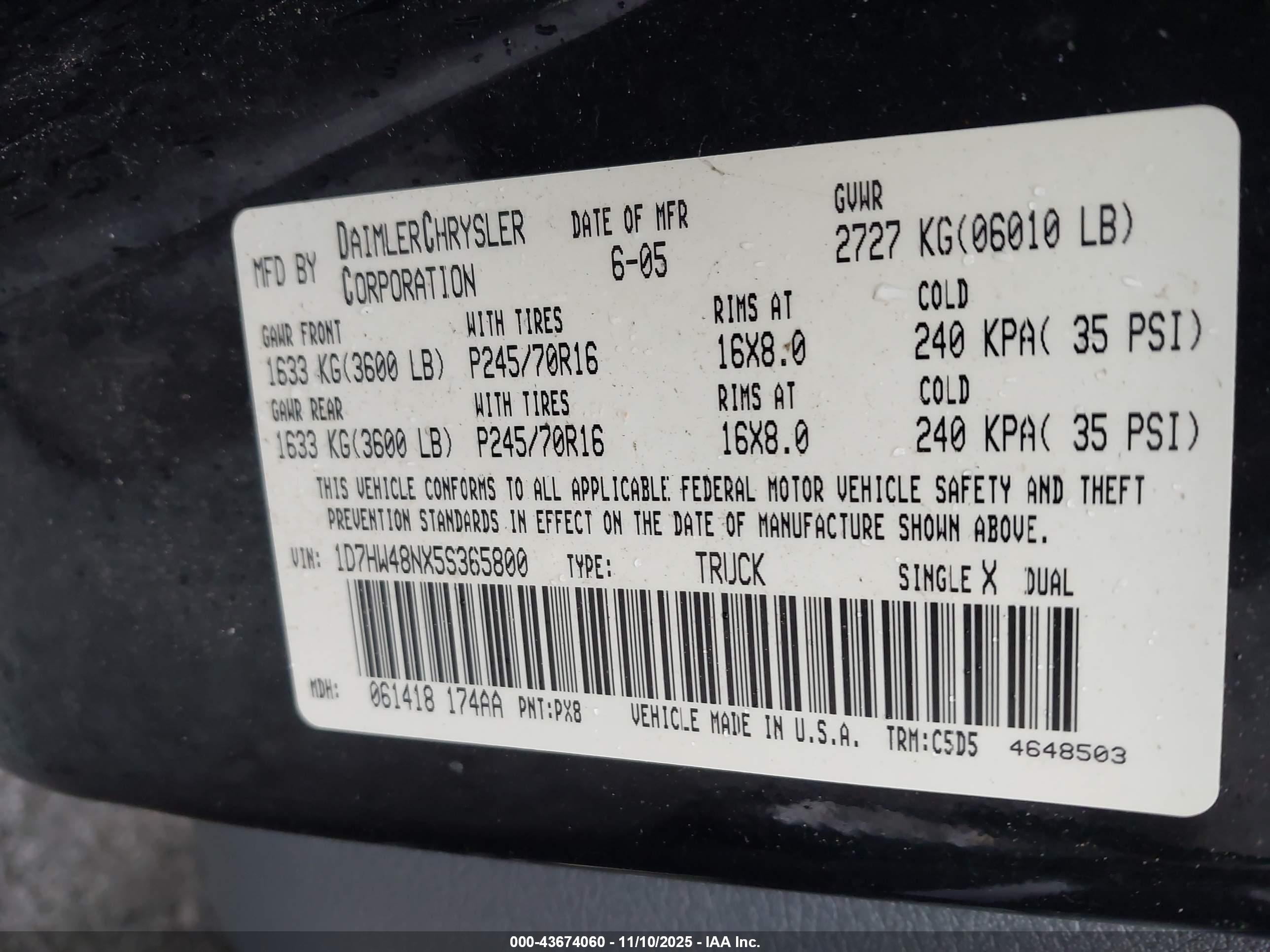 DODGE DAKOTA image 9