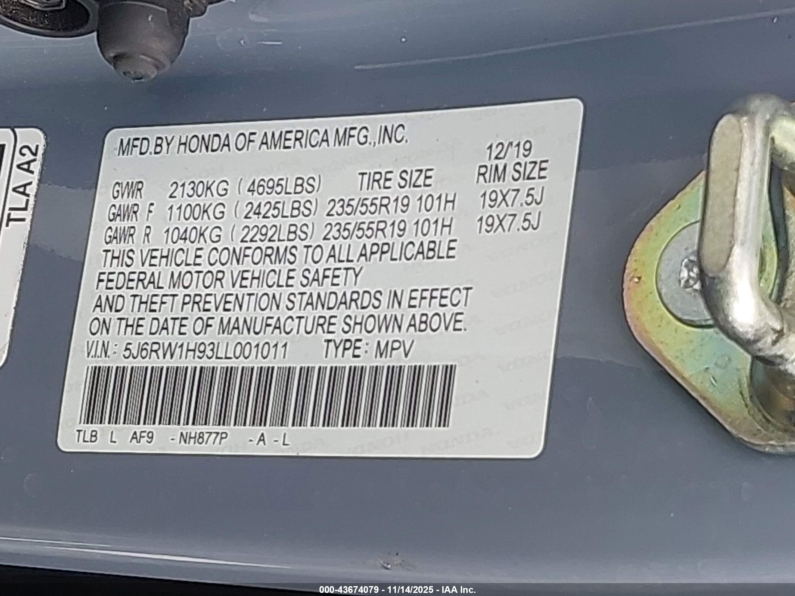 HONDA CR-V image 9