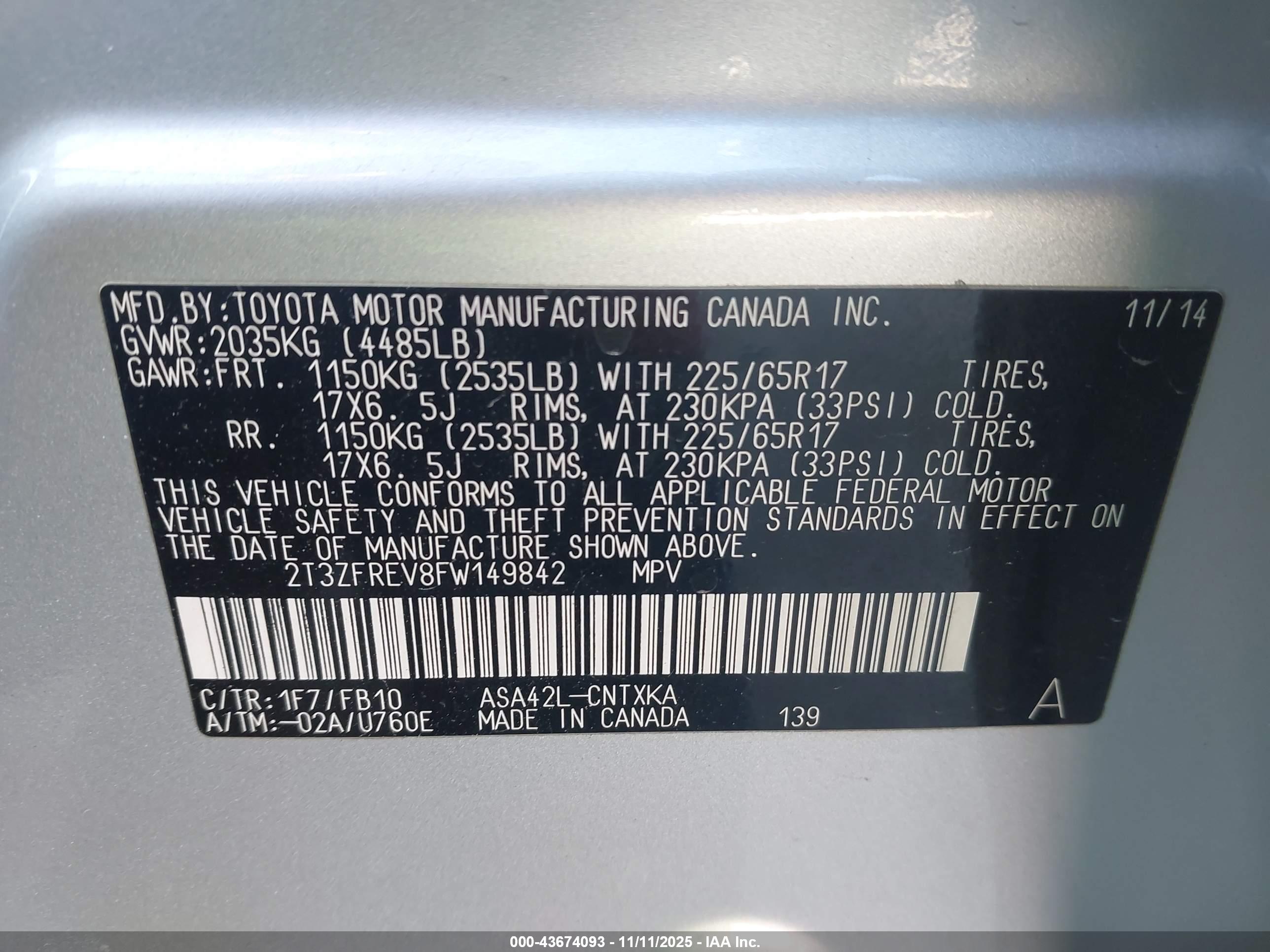 TOYOTA RAV4 image 9