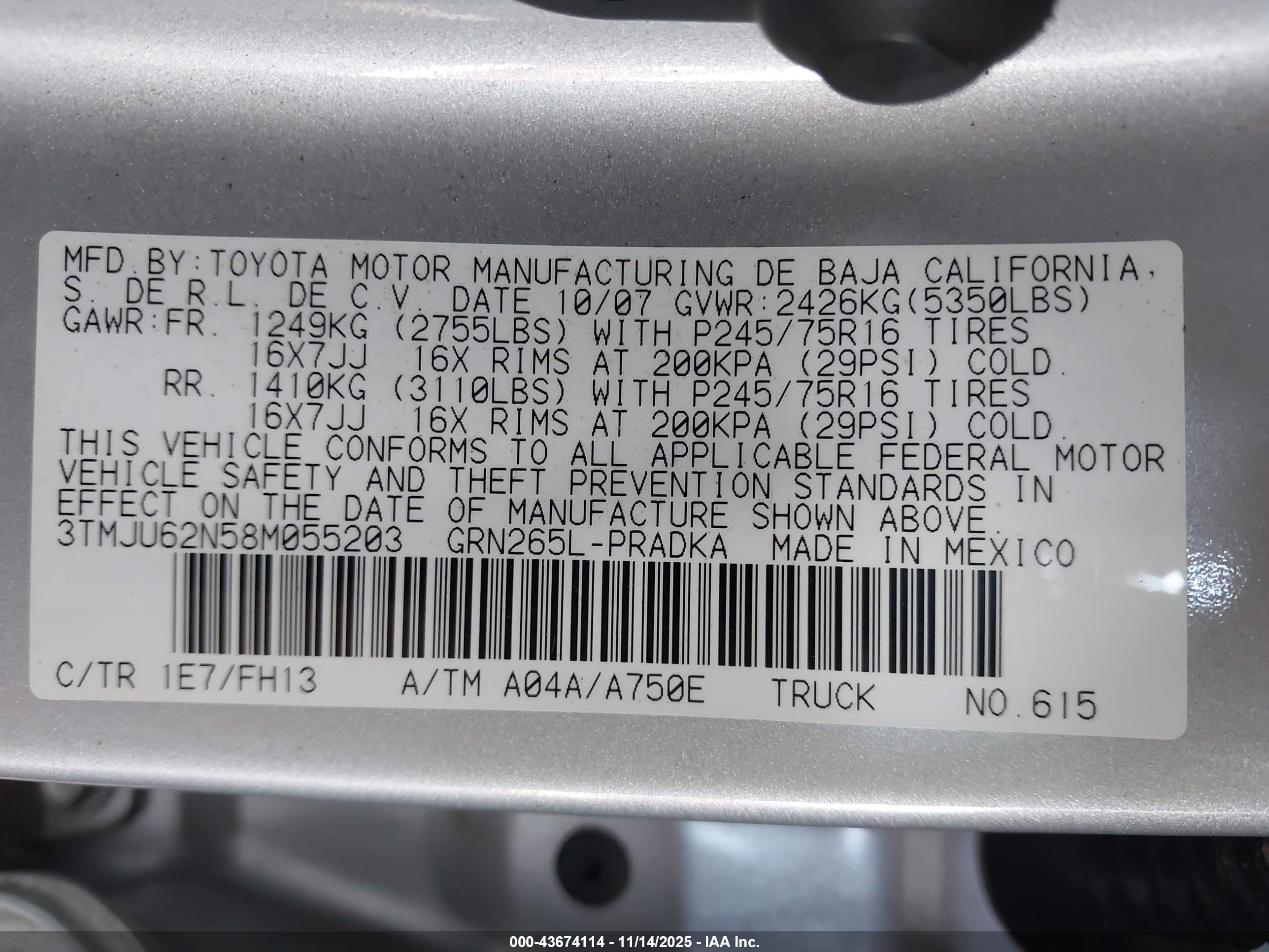 TOYOTA TACOMA image 9