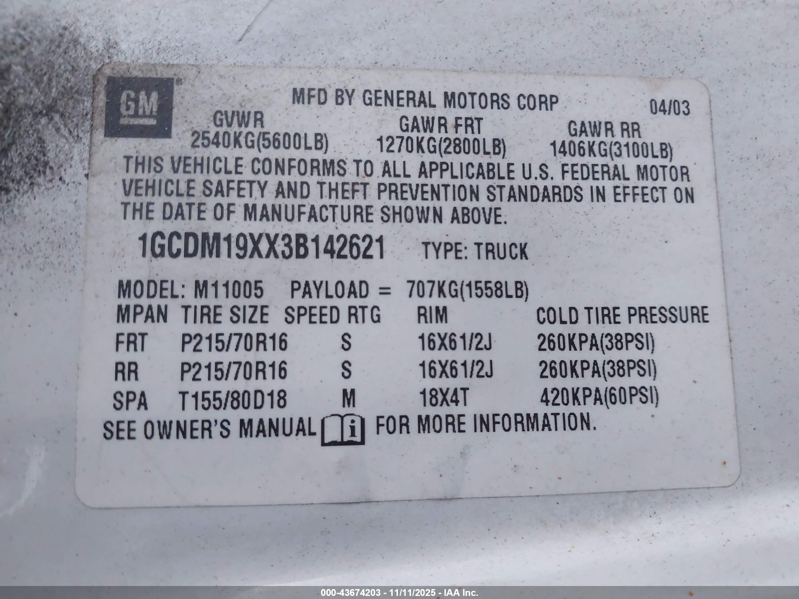 CHEVROLET ASTRO image 9