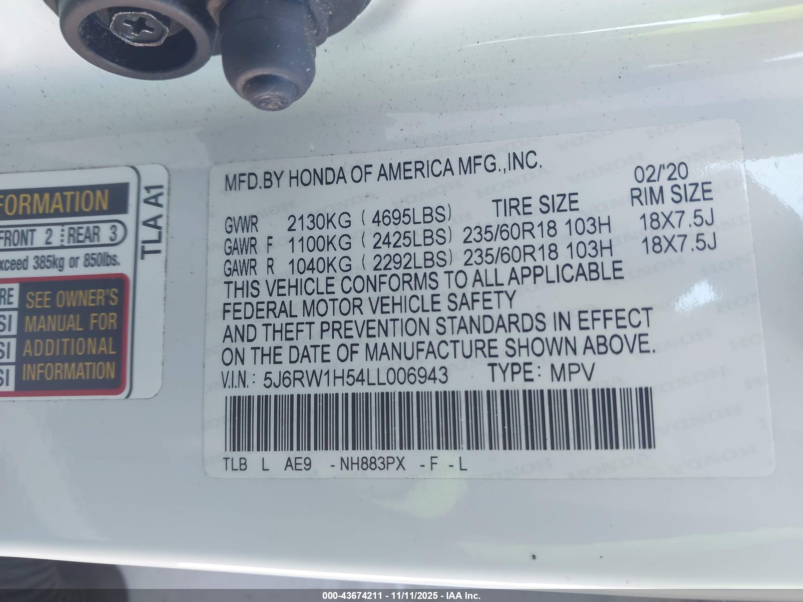 HONDA CR-V image 9