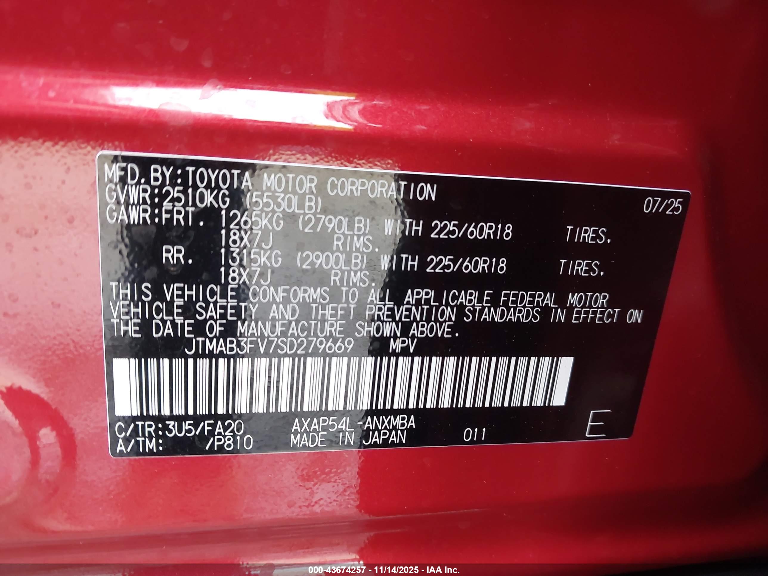 TOYOTA RAV4 image 9