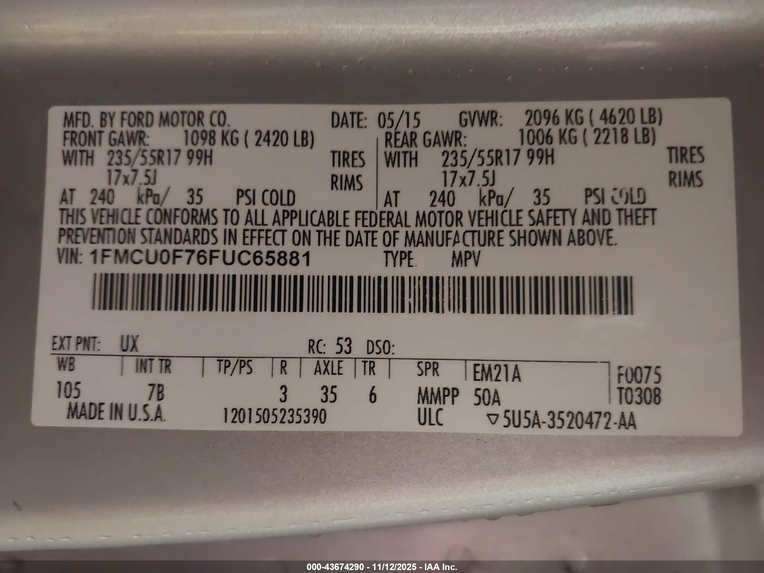 FORD ESCAPE image 9