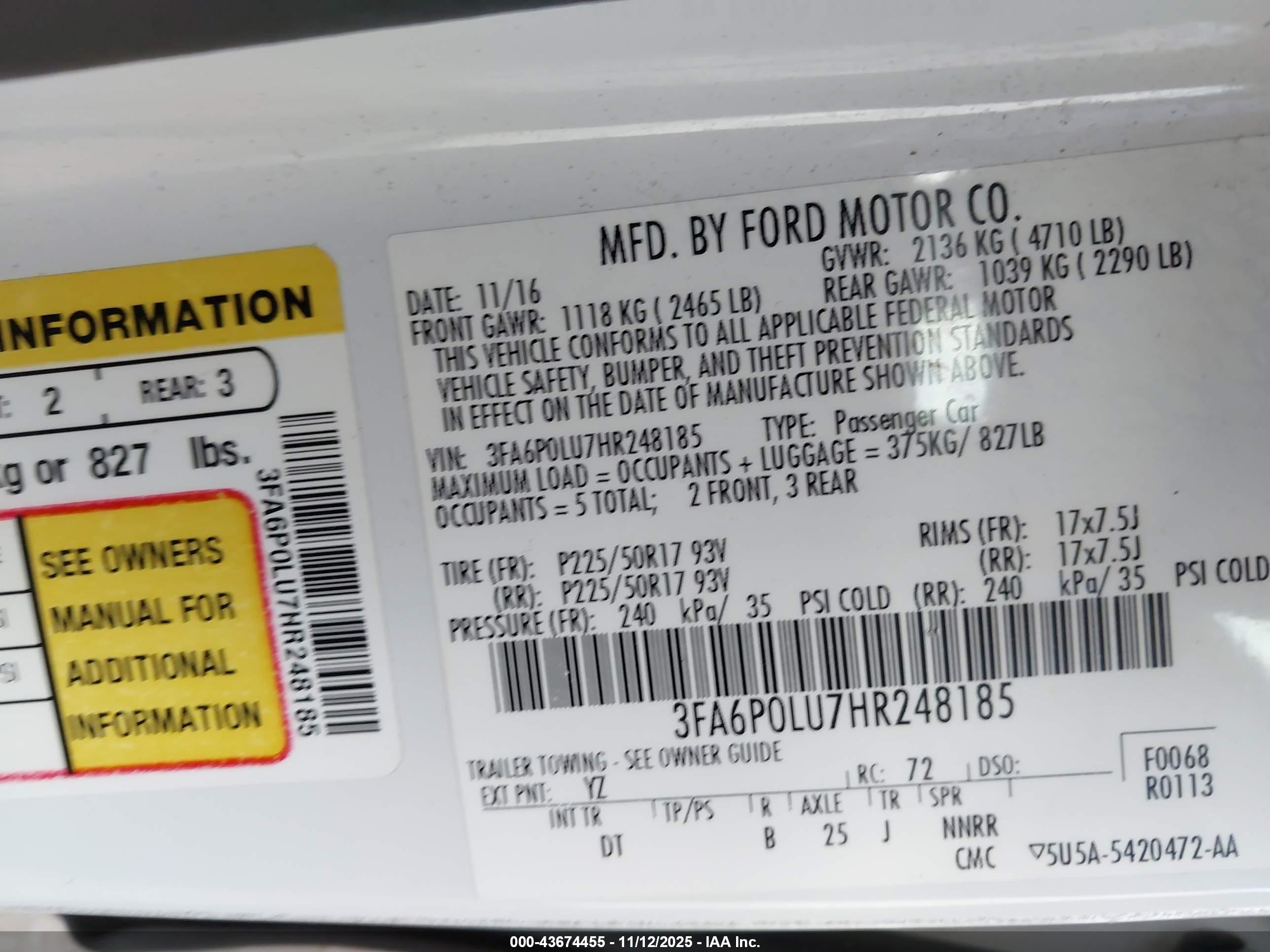 FORD FUSION image 9