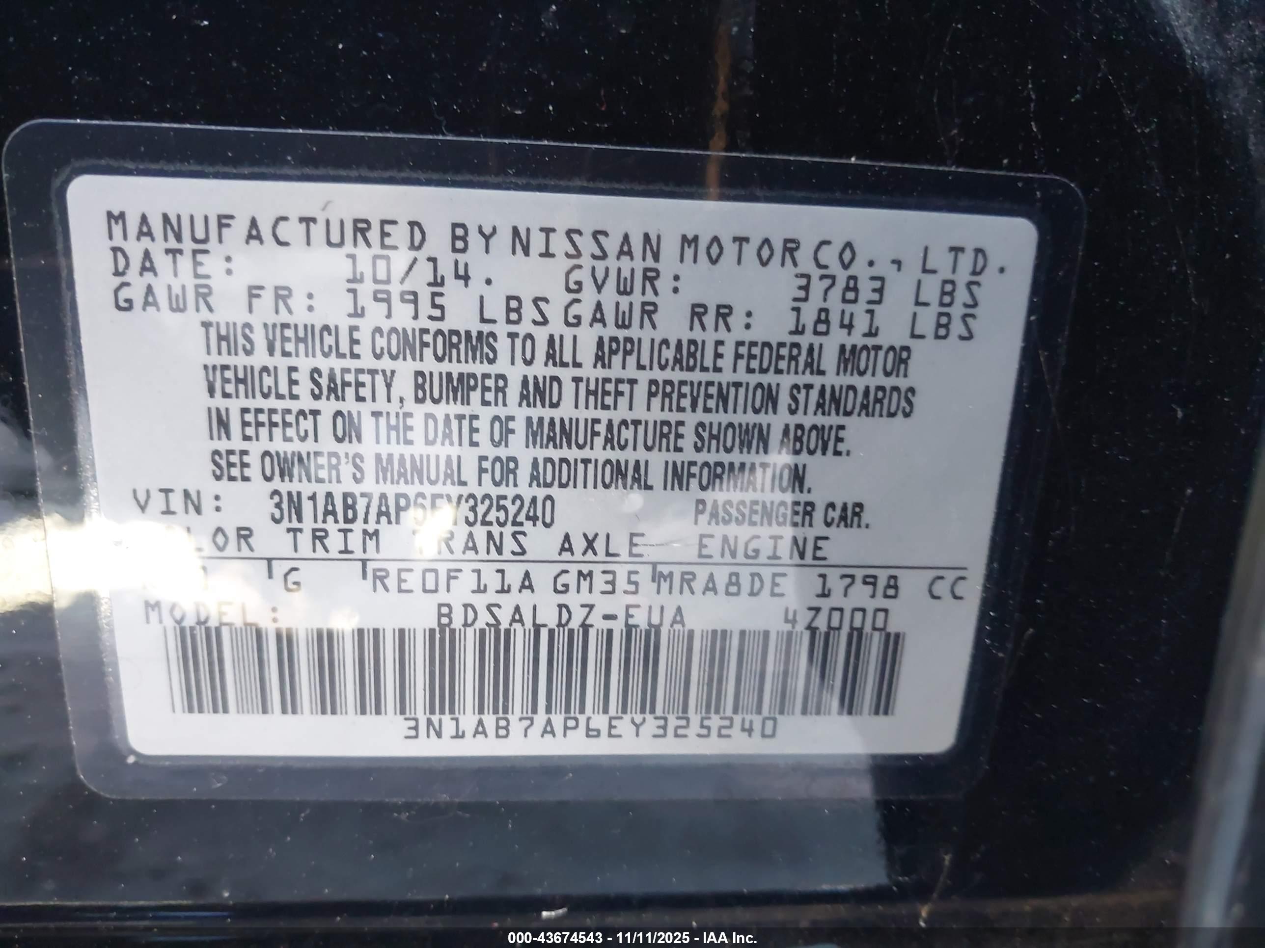 NISSAN SENTRA image 9
